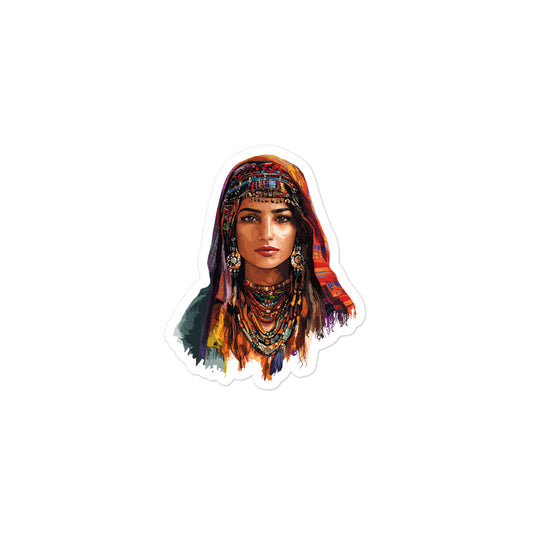 Berber Woman Sticker - Cultural Pride and Beauty