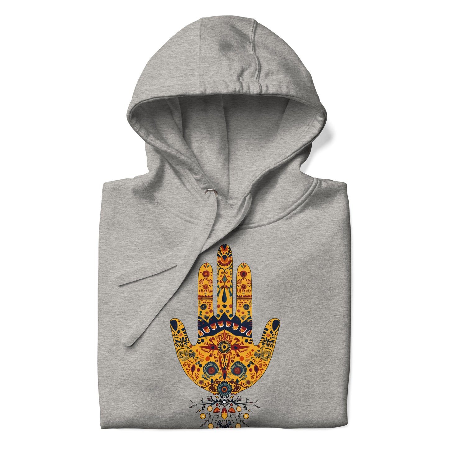 Men’s Hand of Fatma Hoodie – Spiritual Protection and Berber Style