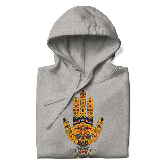 Women’s Hand of Fatma Hoodie – Berber Heritage and Spiritual Elegance