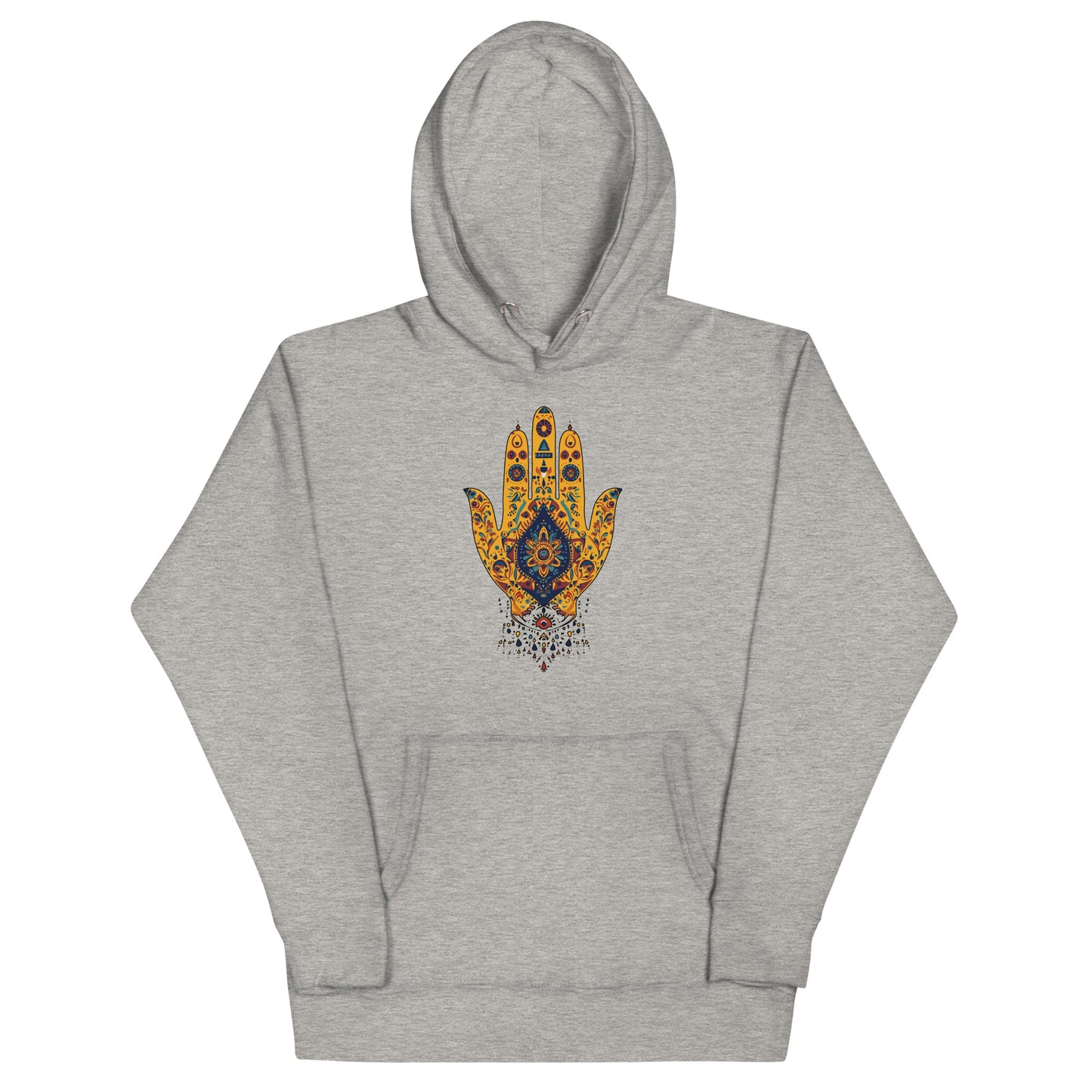 Men’s Hand of Fatma Hoodie – Berber Symbols and Spiritual Power