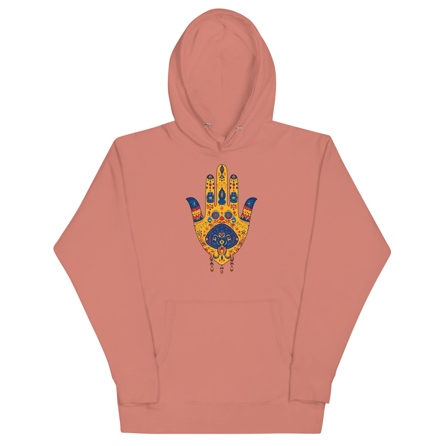 Hand of Fatima Men's Hoodie – Spiritual Protection and Berber Heritage