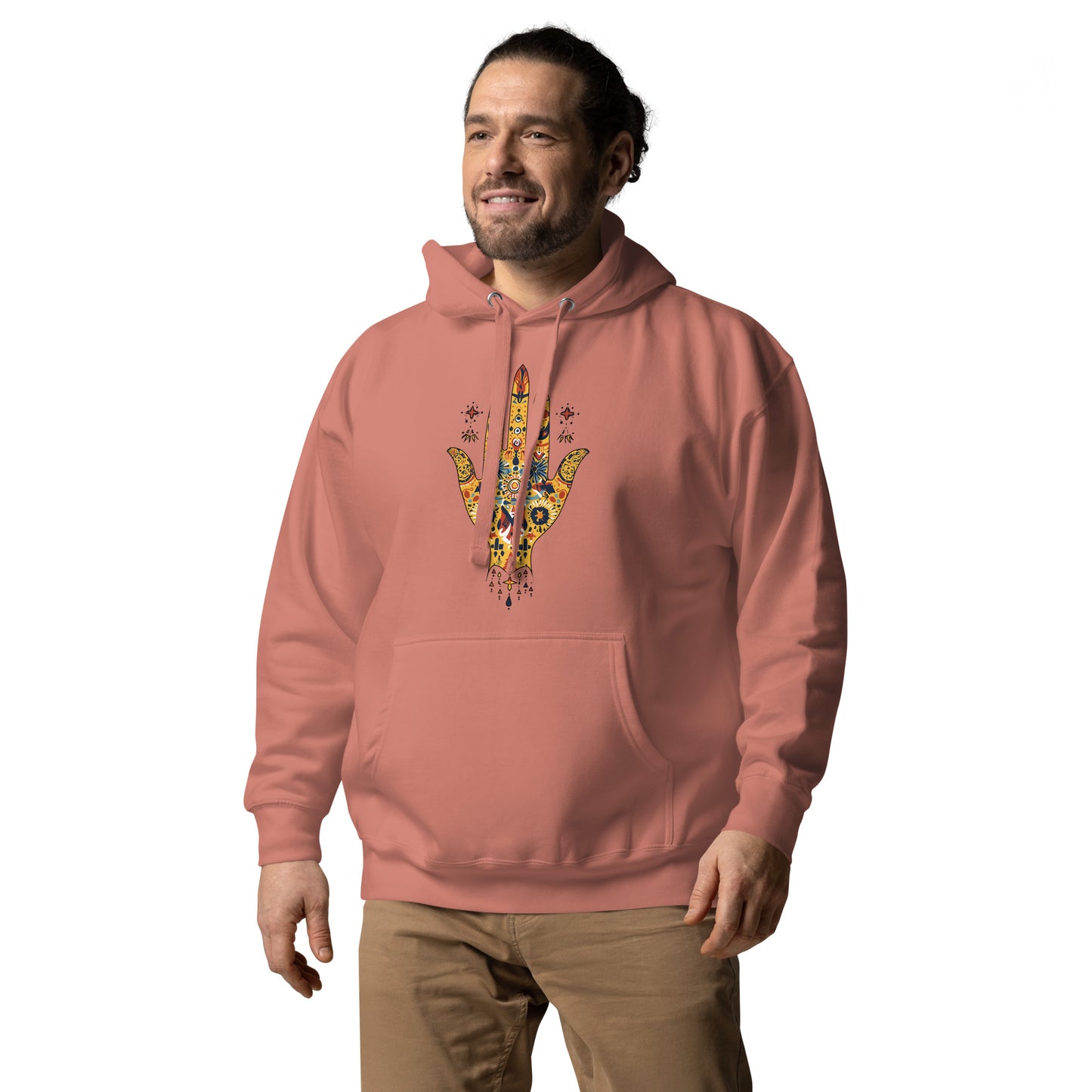 Men’s Hand of Fatma Hoodie – Amazigh Heritage and Spiritual Protection