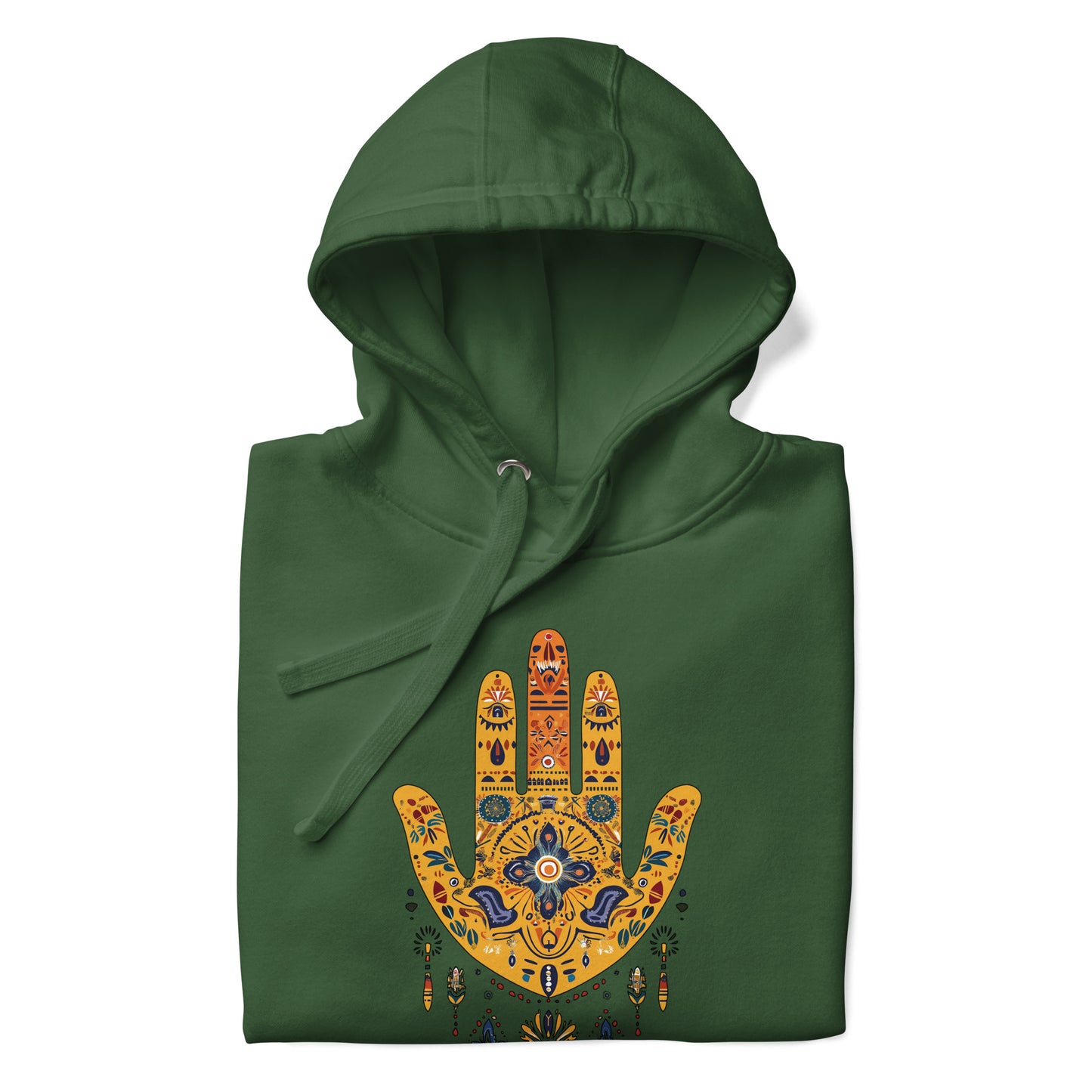 Men’s Hand of Fatma Hoodie – Berber Heritage and Spiritual Protection