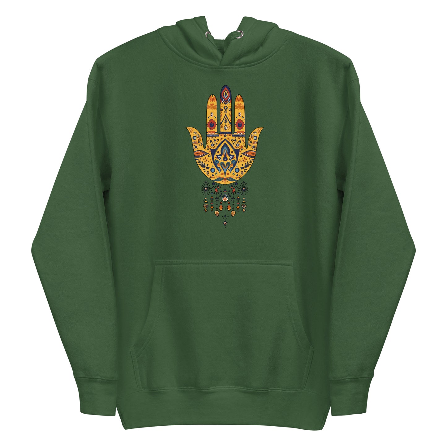 Women’s Hand of Fatma Hoodie – Spiritual Protection and Amazigh Heritage