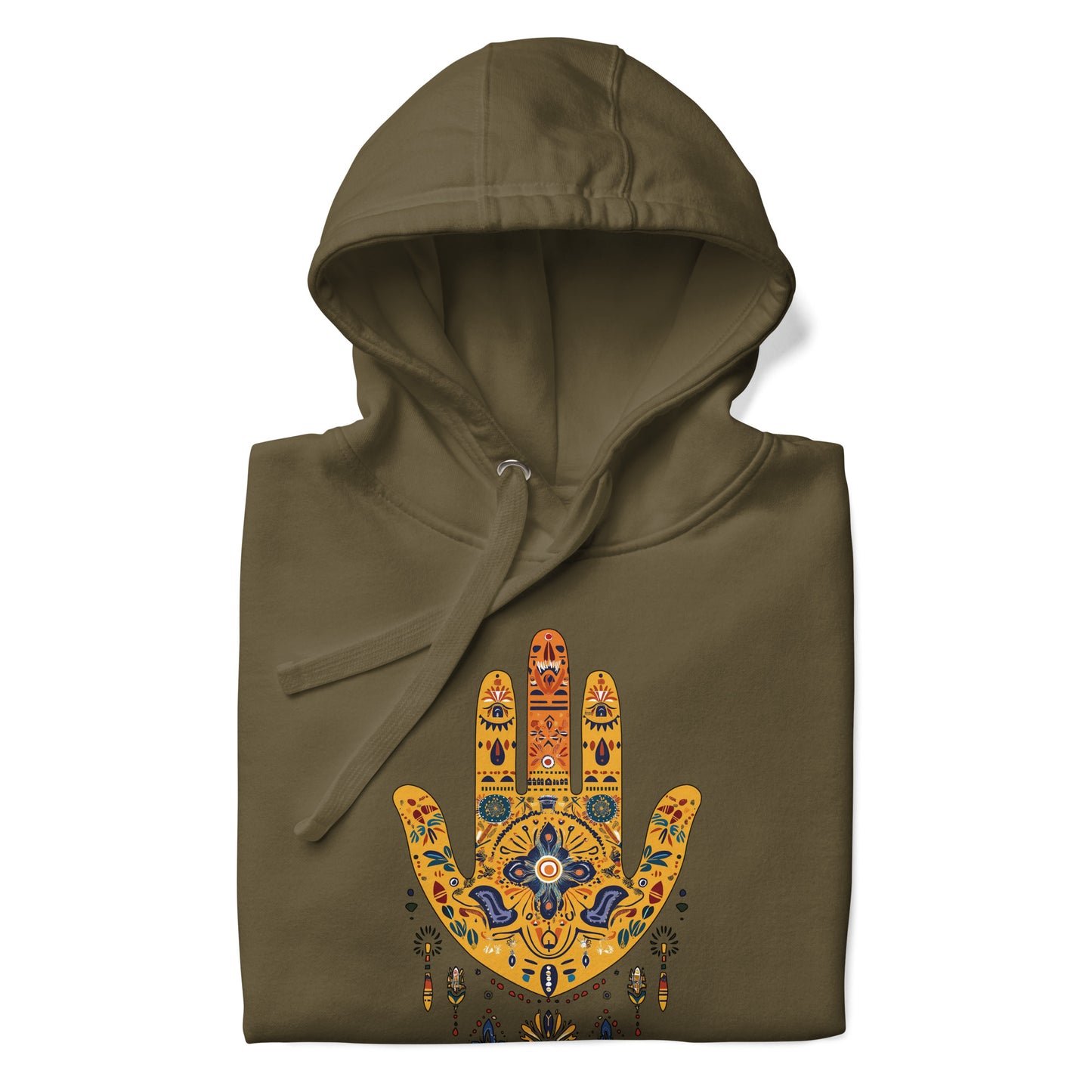 Women’s Hand of Fatma Hoodie – Amazigh Style and Spiritual Protection