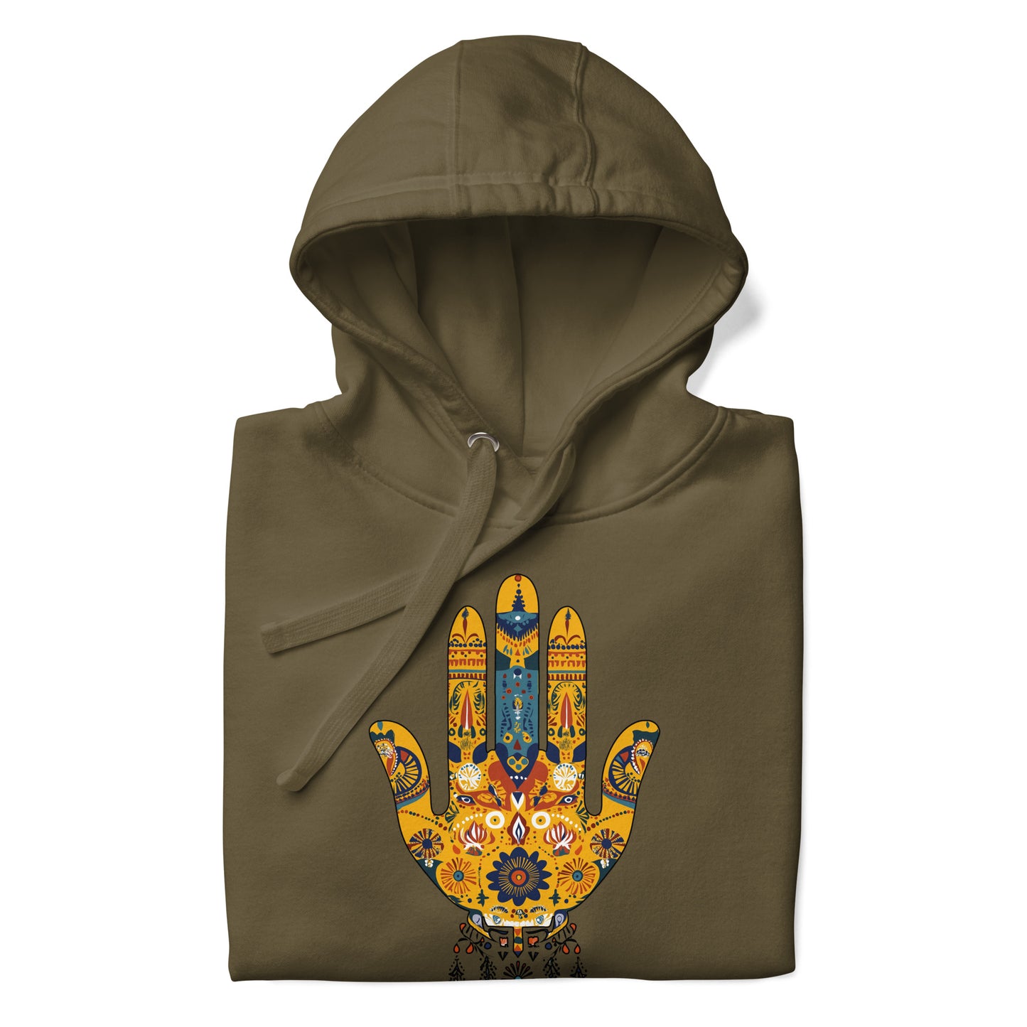 Men’s Hand of Fatma Hoodie – Berber Symbols and Amazigh Heritage