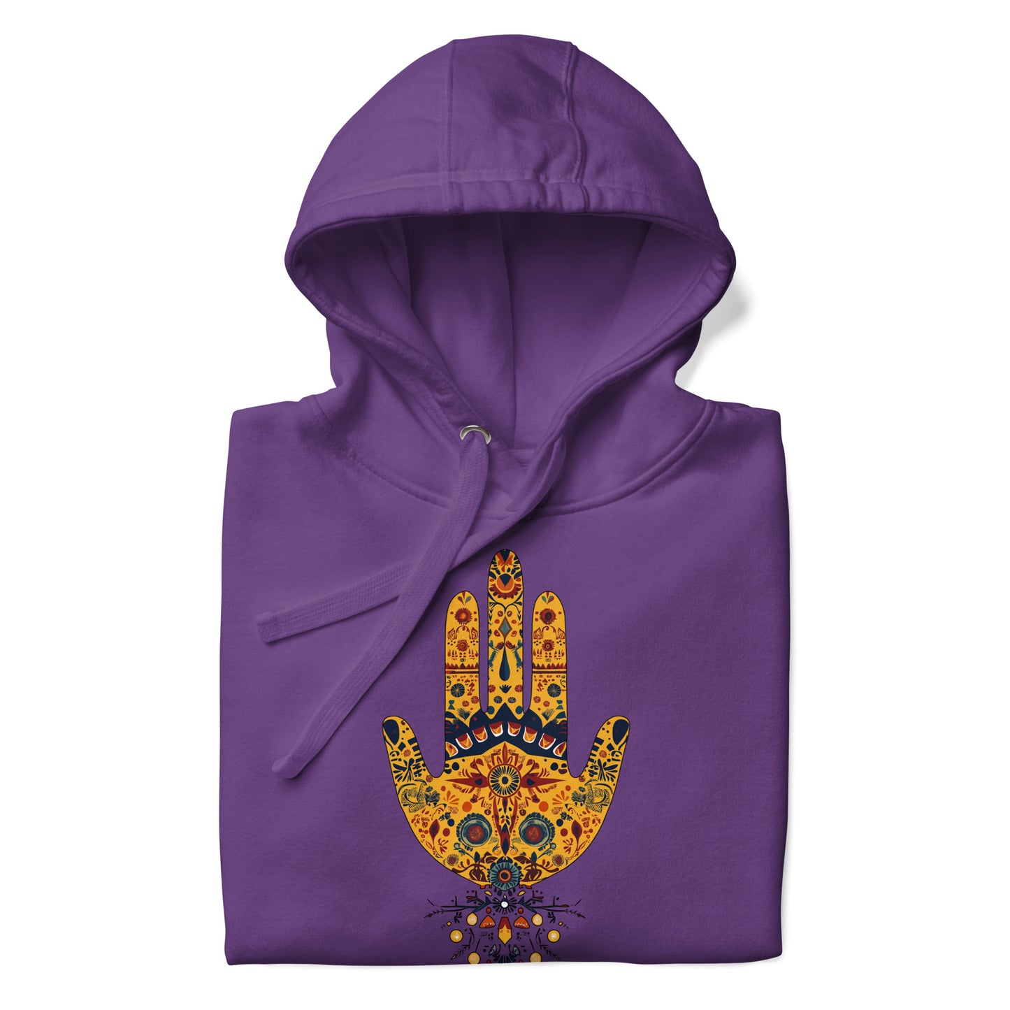 Men’s Hand of Fatma Hoodie – Spiritual Protection and Berber Style