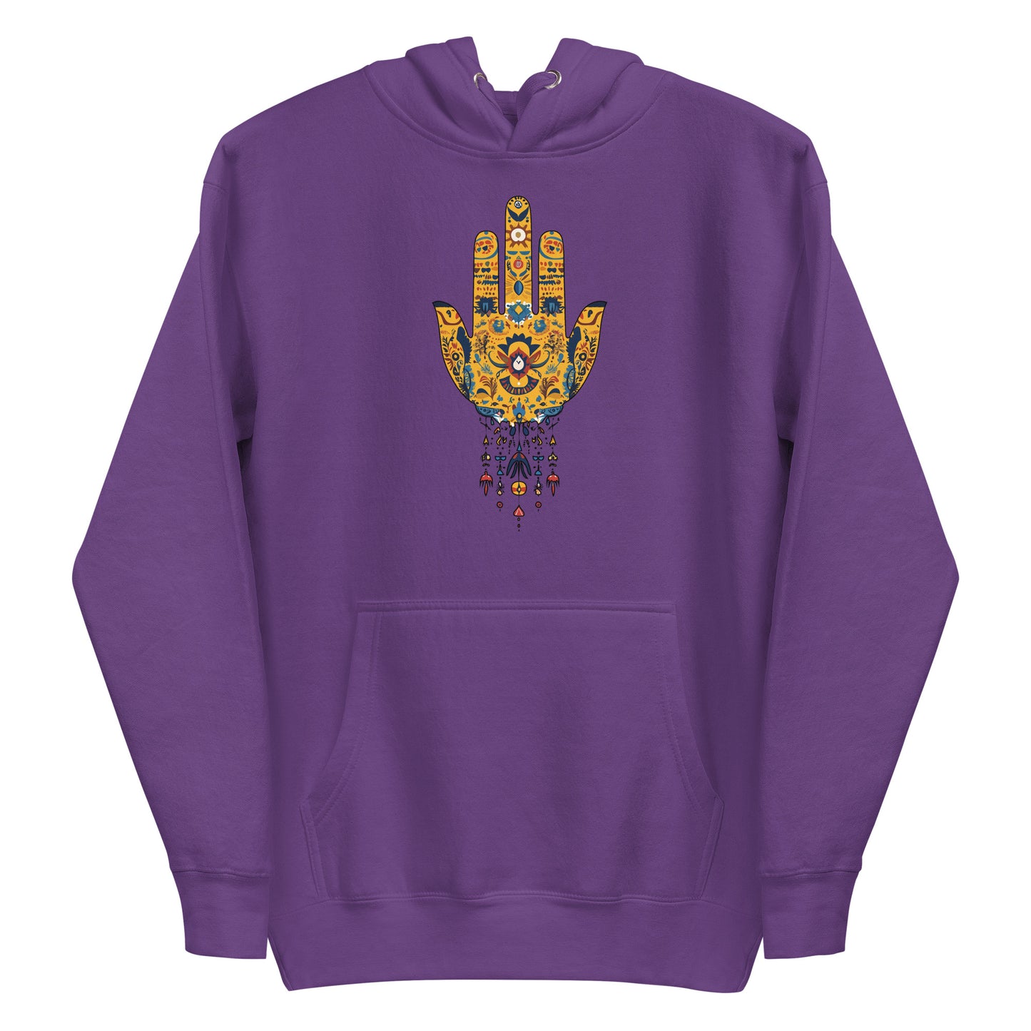 Men’s Hand of Fatma Hoodie – Berber Symbols and Cultural Strength