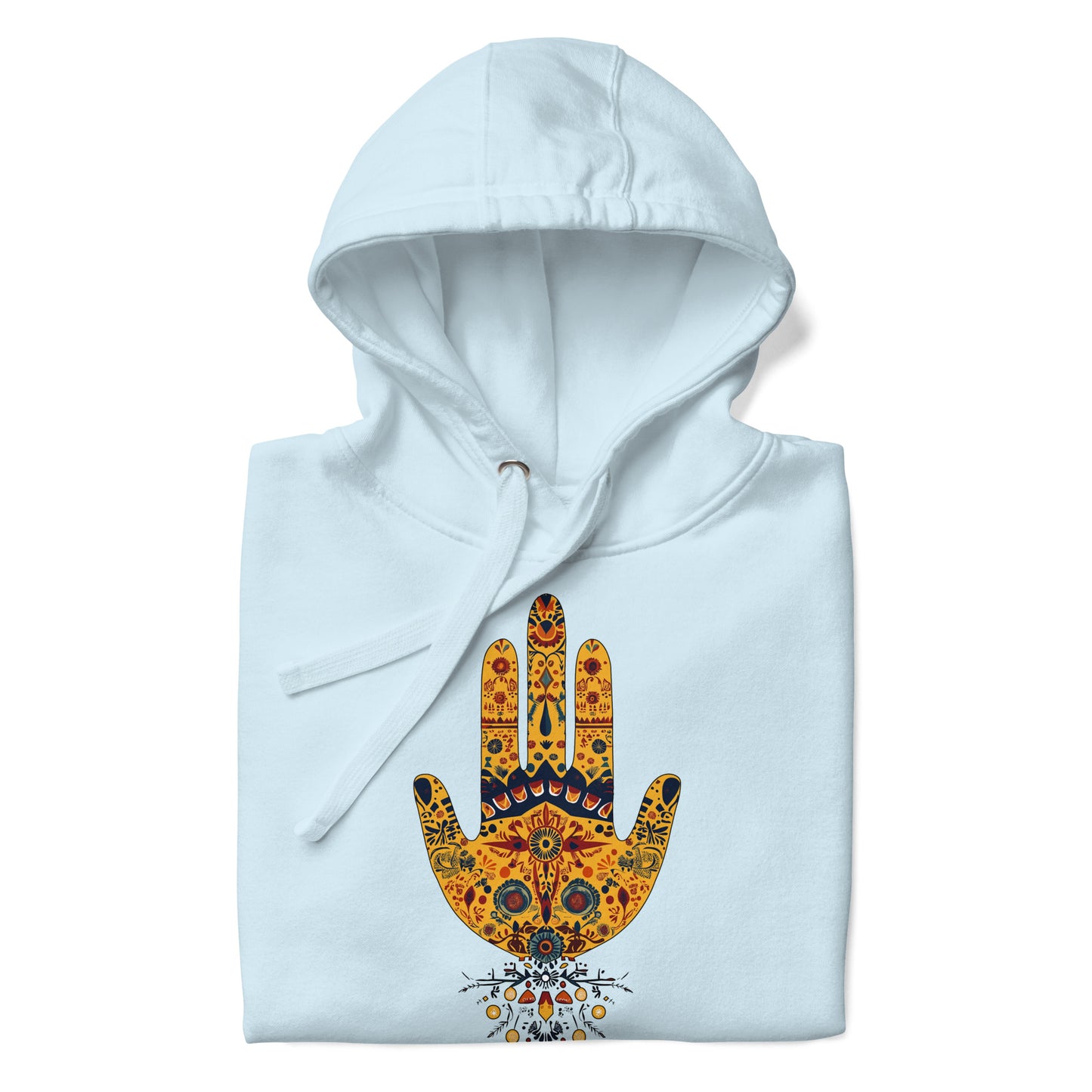 Men’s Hand of Fatma Hoodie – Spiritual Protection and Berber Style