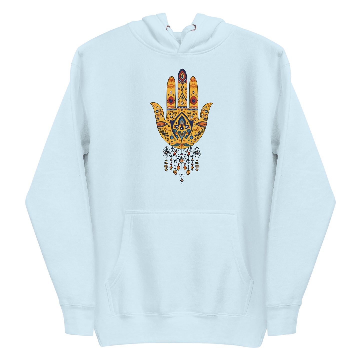 Women’s Hand of Fatma Hoodie – Spiritual Protection and Amazigh Heritage