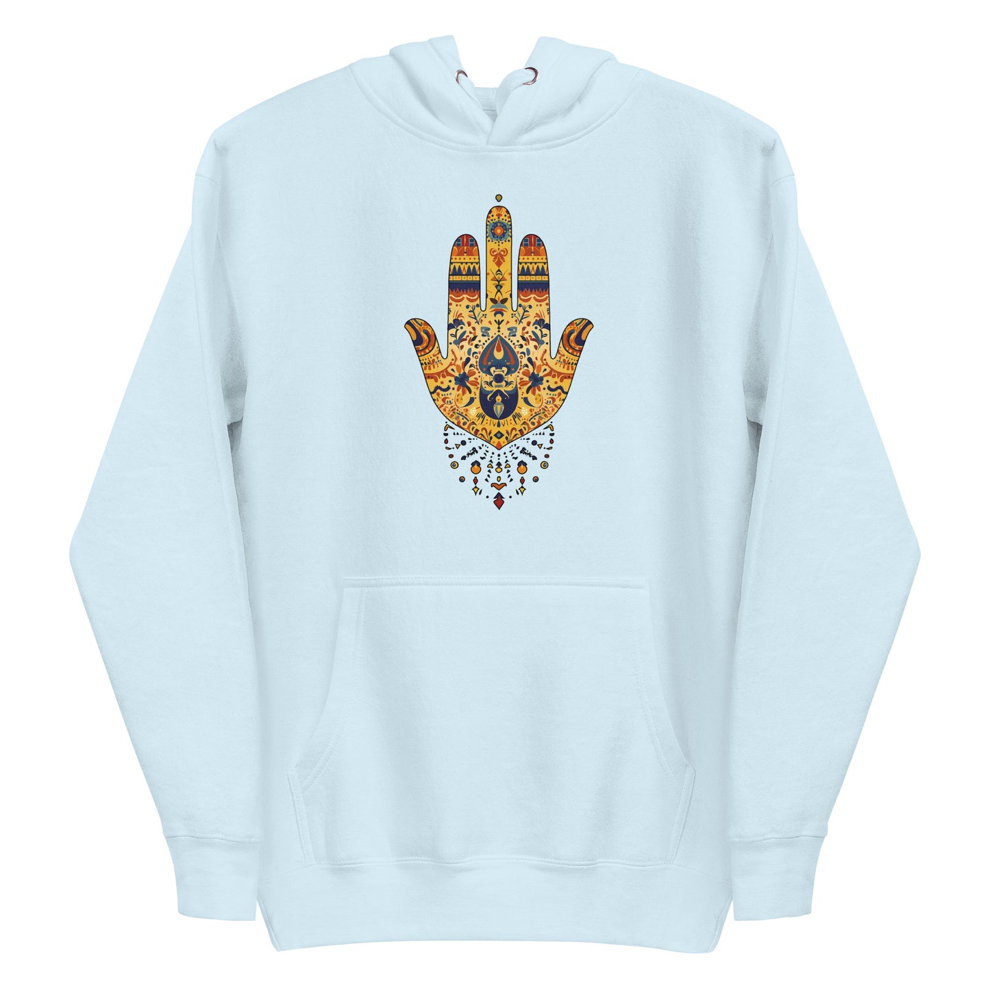 Men’s Hand of Fatma Hoodie – Spiritual Protection and Amazigh Pride