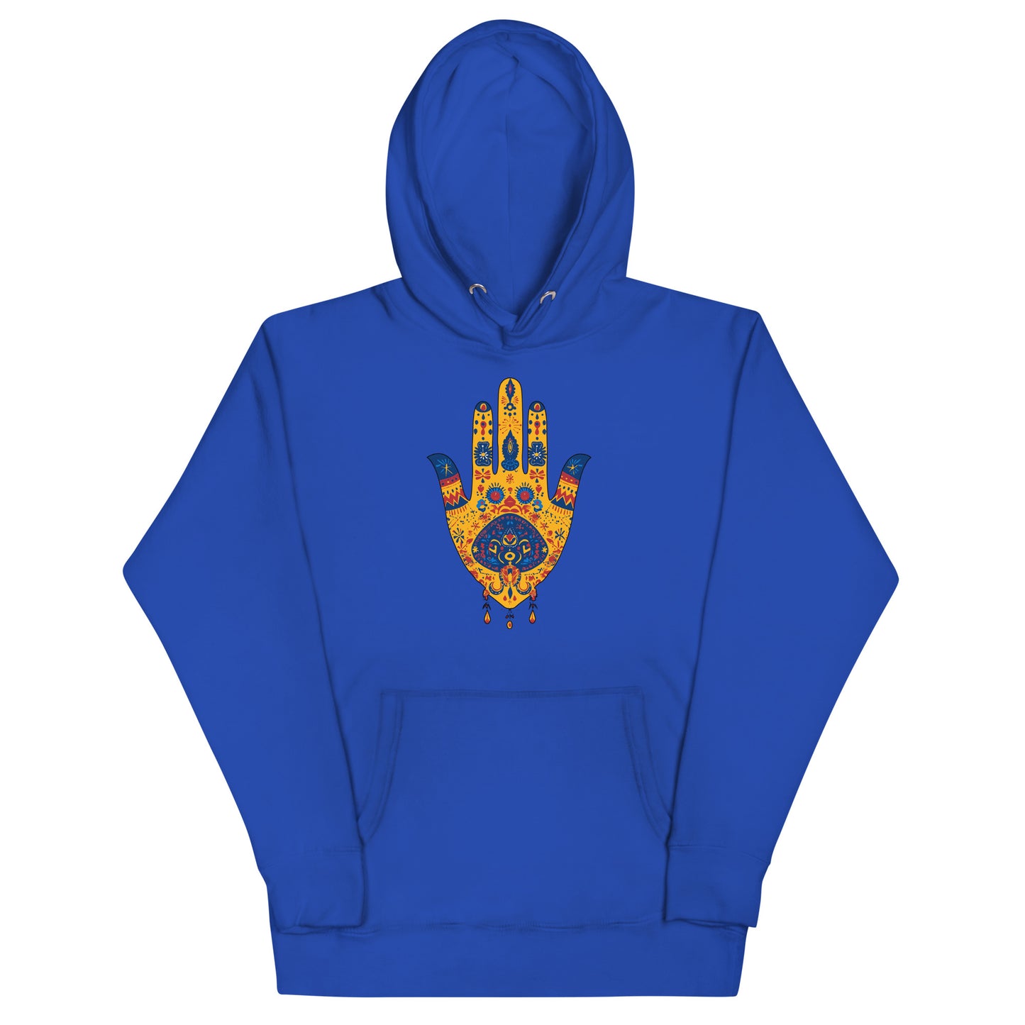 Hand of Fatima Men's Hoodie – Spiritual Protection and Berber Heritage