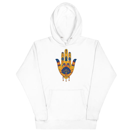 Hand of Fatima Men's Hoodie – Spiritual Protection and Berber Heritage