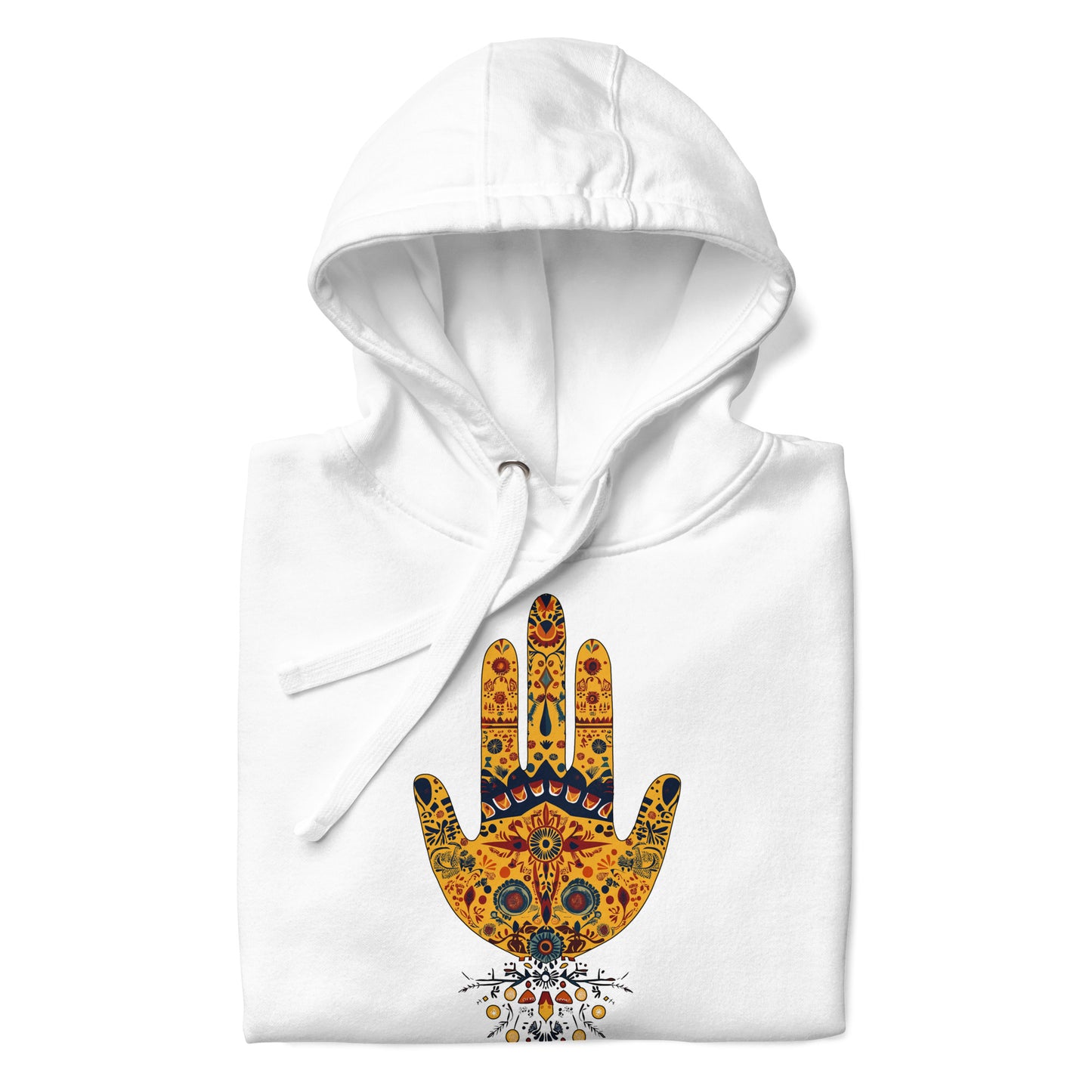 Men’s Hand of Fatma Hoodie – Spiritual Protection and Berber Style