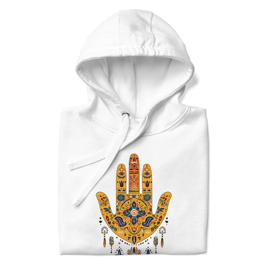 Men’s Hand of Fatma Hoodie – Berber Heritage and Spiritual Protection