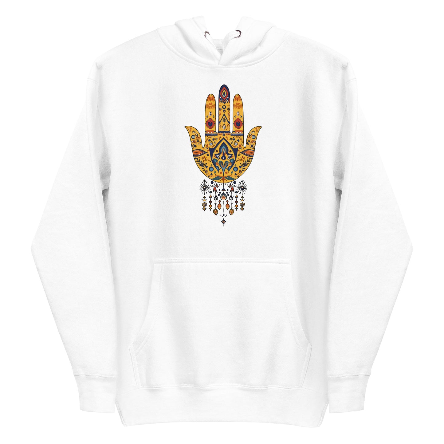 Women’s Hand of Fatma Hoodie – Spiritual Protection and Amazigh Heritage