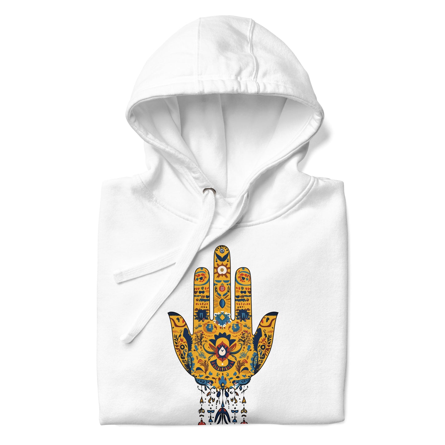 Women’s Hand of Fatma Hoodie – Amazigh Symbols and Berber Elegance