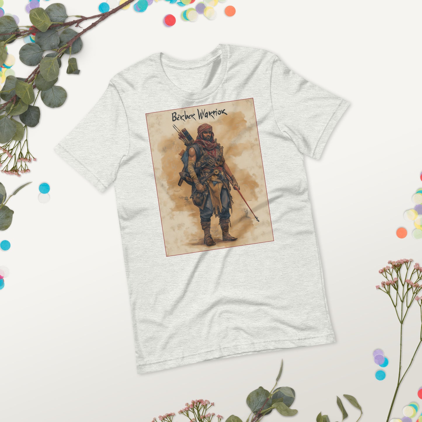 Berber Warrior - Honor and Courage - Men's T-shirt