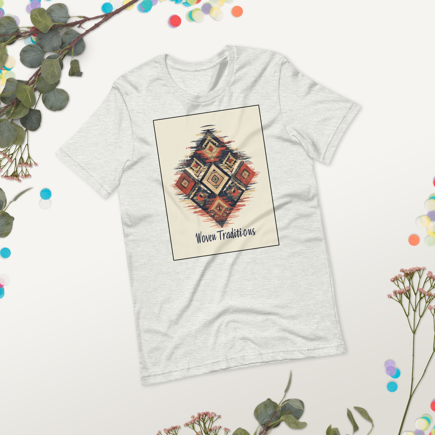 Woven Traditions Women's T-Shirt - Amazigh Berber Design | Ketama Creations