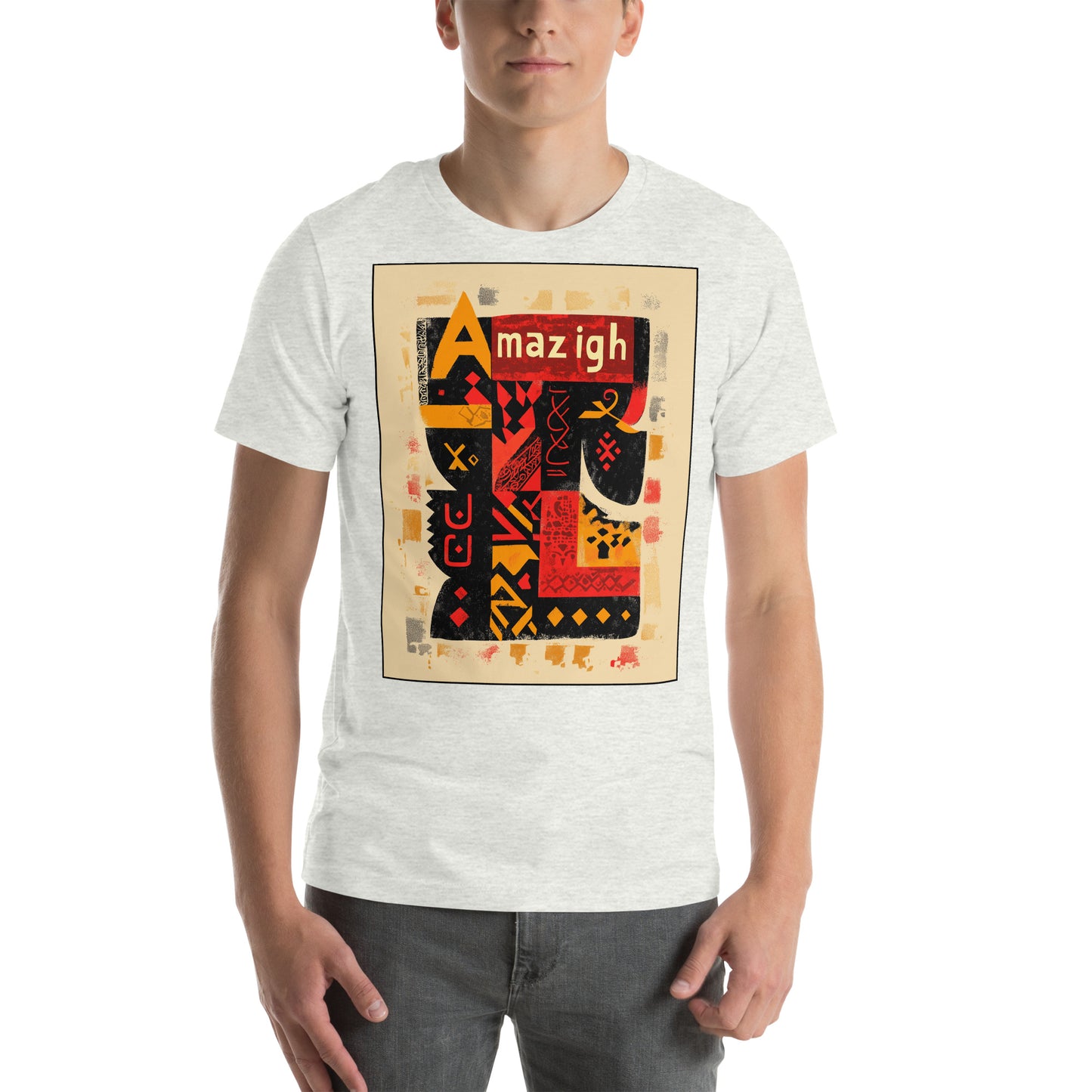 Amazigh Pride  Men's T-Shirt - Bold Typographic Statement