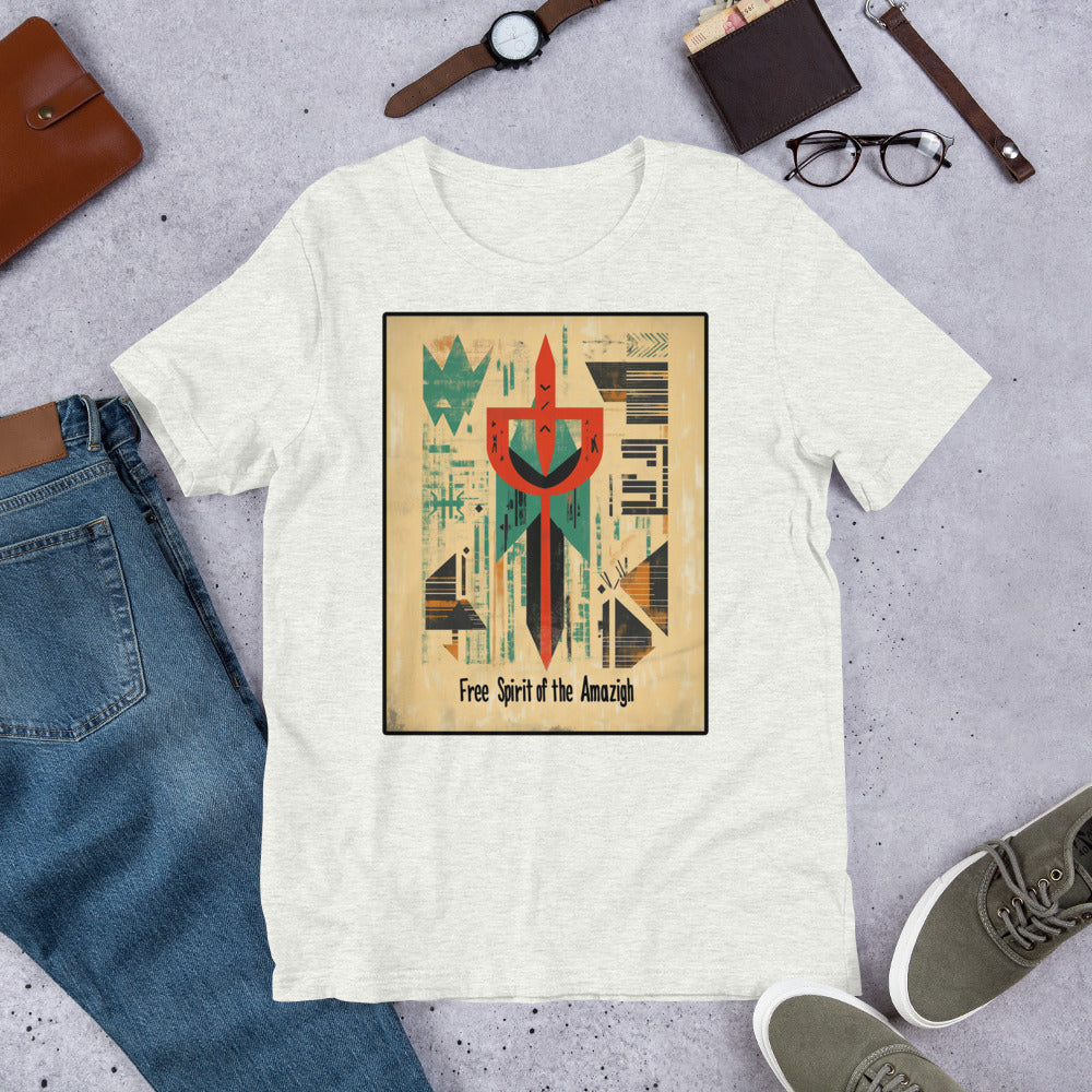 Free Spirit of Amazigh Men's T-Shirt - Celebrate Amazigh Heritage | Ketama Creations