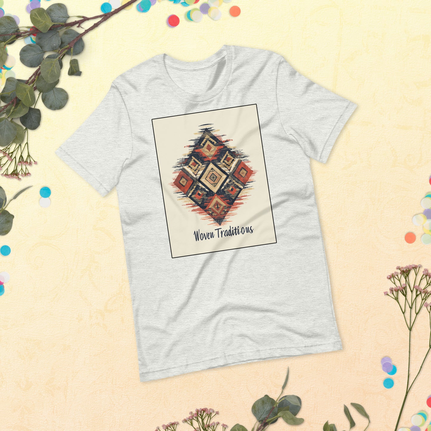 Woven Traditions Women's T-Shirt - Amazigh Berber Design | Ketama Creations