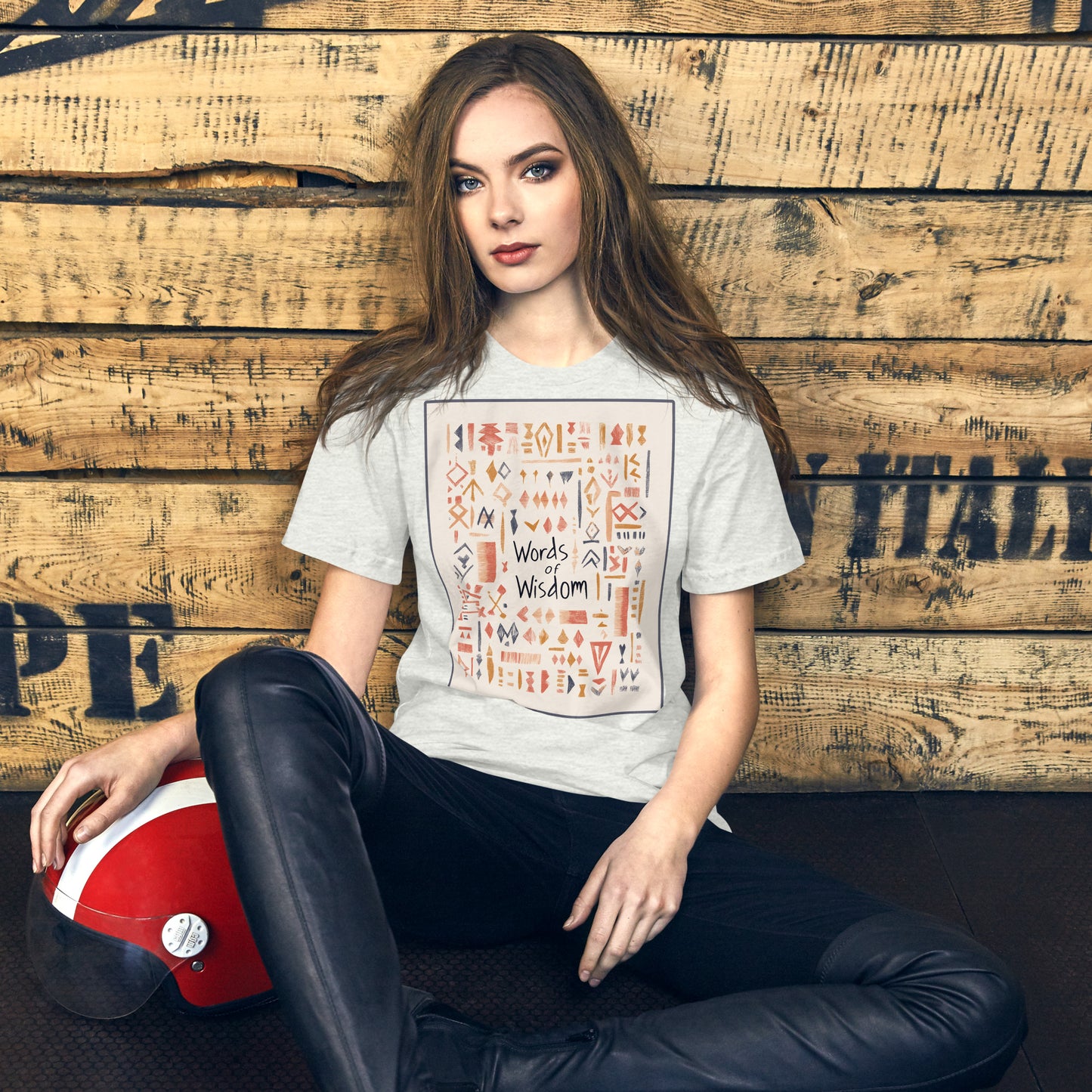 Words of Wisdom Women's T-Shirt - Tifinagh Amazigh Script Design | Ketama Creations