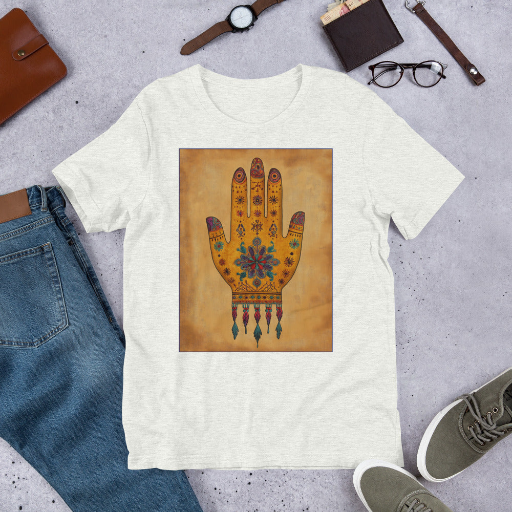 Hand of Fatima Men's T-Shirt - Amazigh Protection Symbol with Berber Designs | Ketama Creations