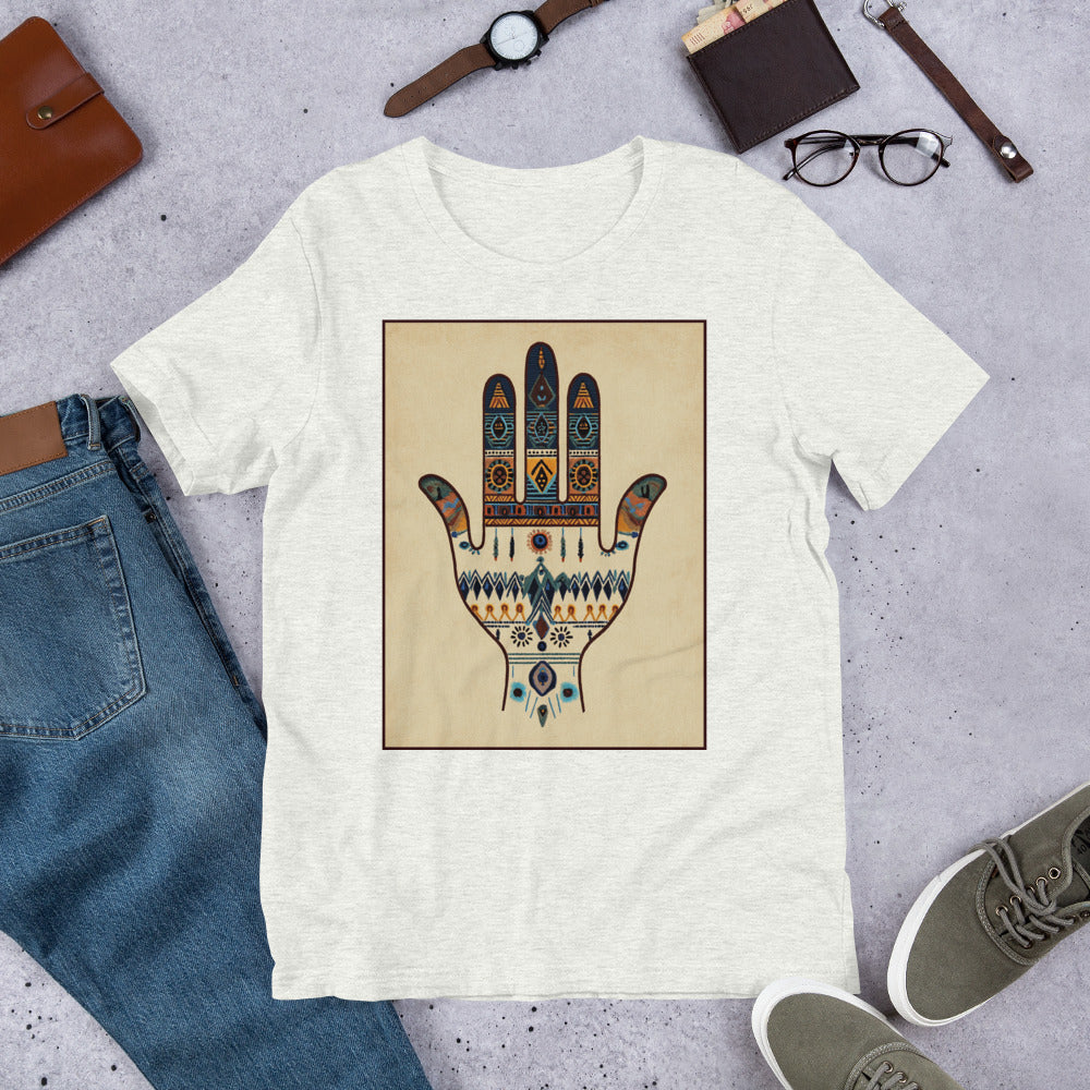 Hand of Fatima Men's T-Shirt - Berber Protection Symbol with Amazigh Heritage | Ketama Creations