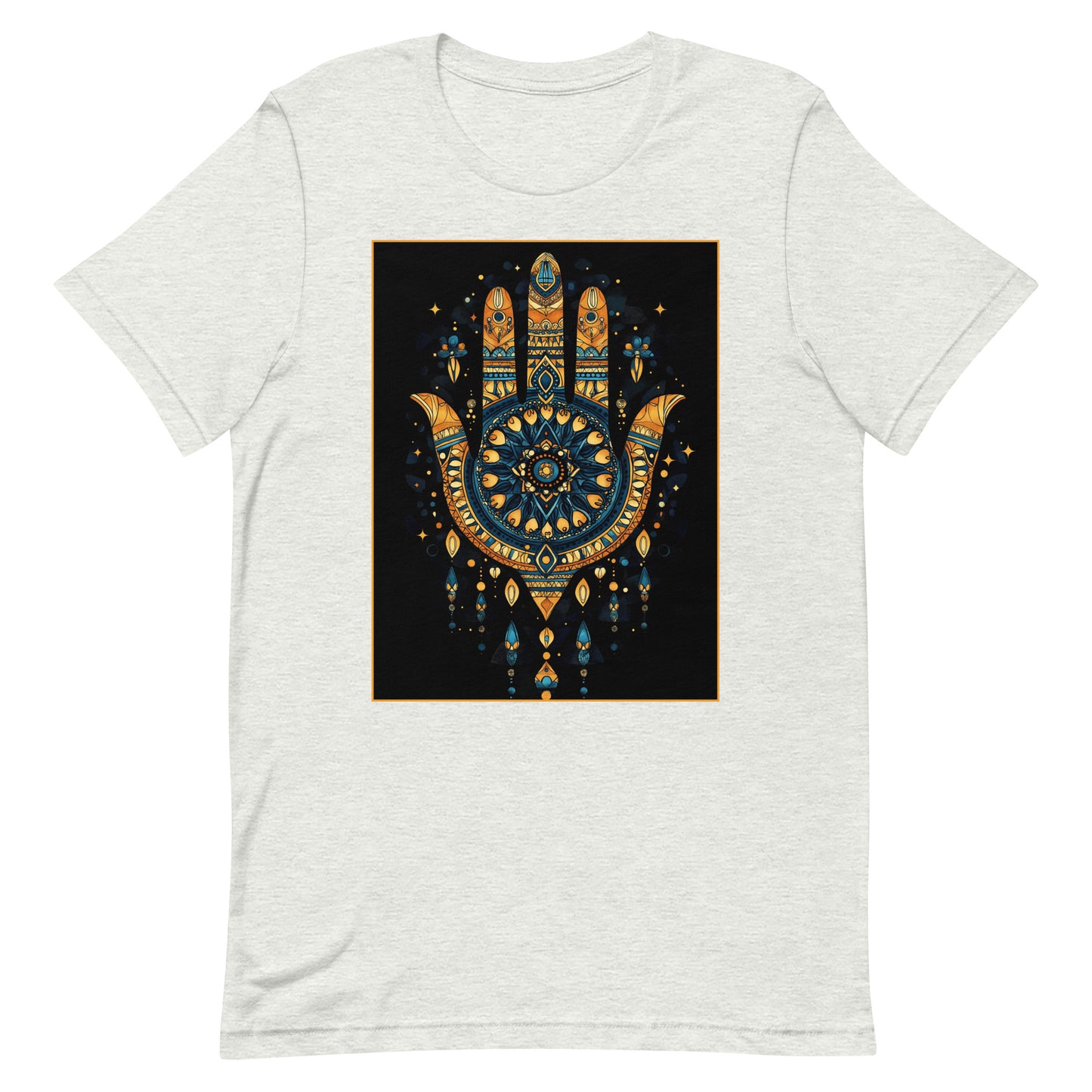 Hand of Fatima Men's T-Shirt - Amazigh Protection Symbol with Bold Berber Art | Ketama Creations