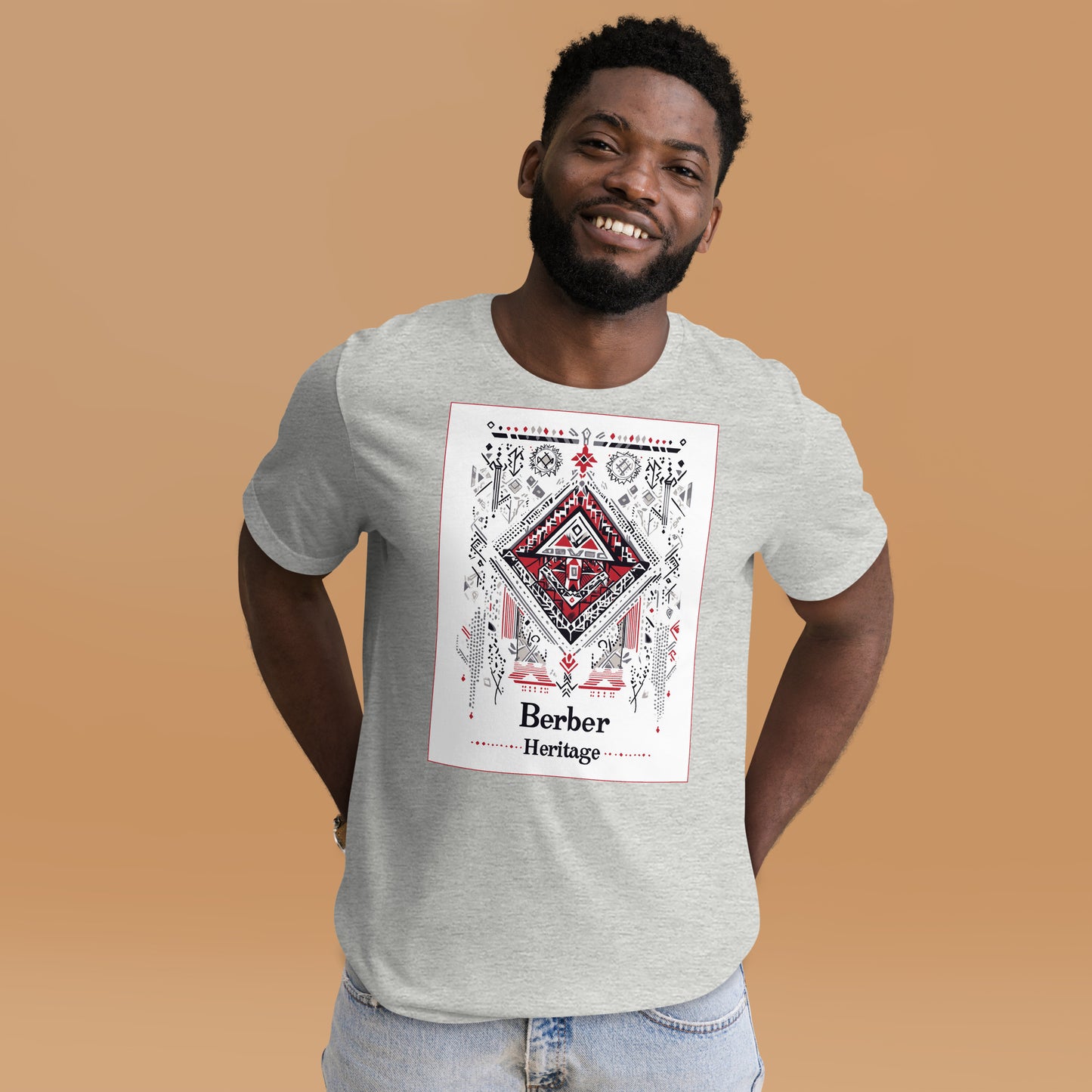 Berber Heritage  - Bold Cultural Jewelry Design - Men's T-Shirt