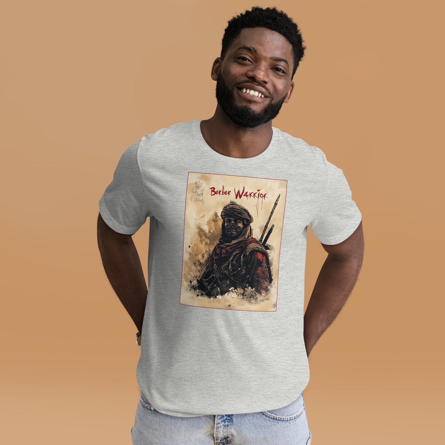 Berber Warrior - Strength and Tradition - Men's T-shirt