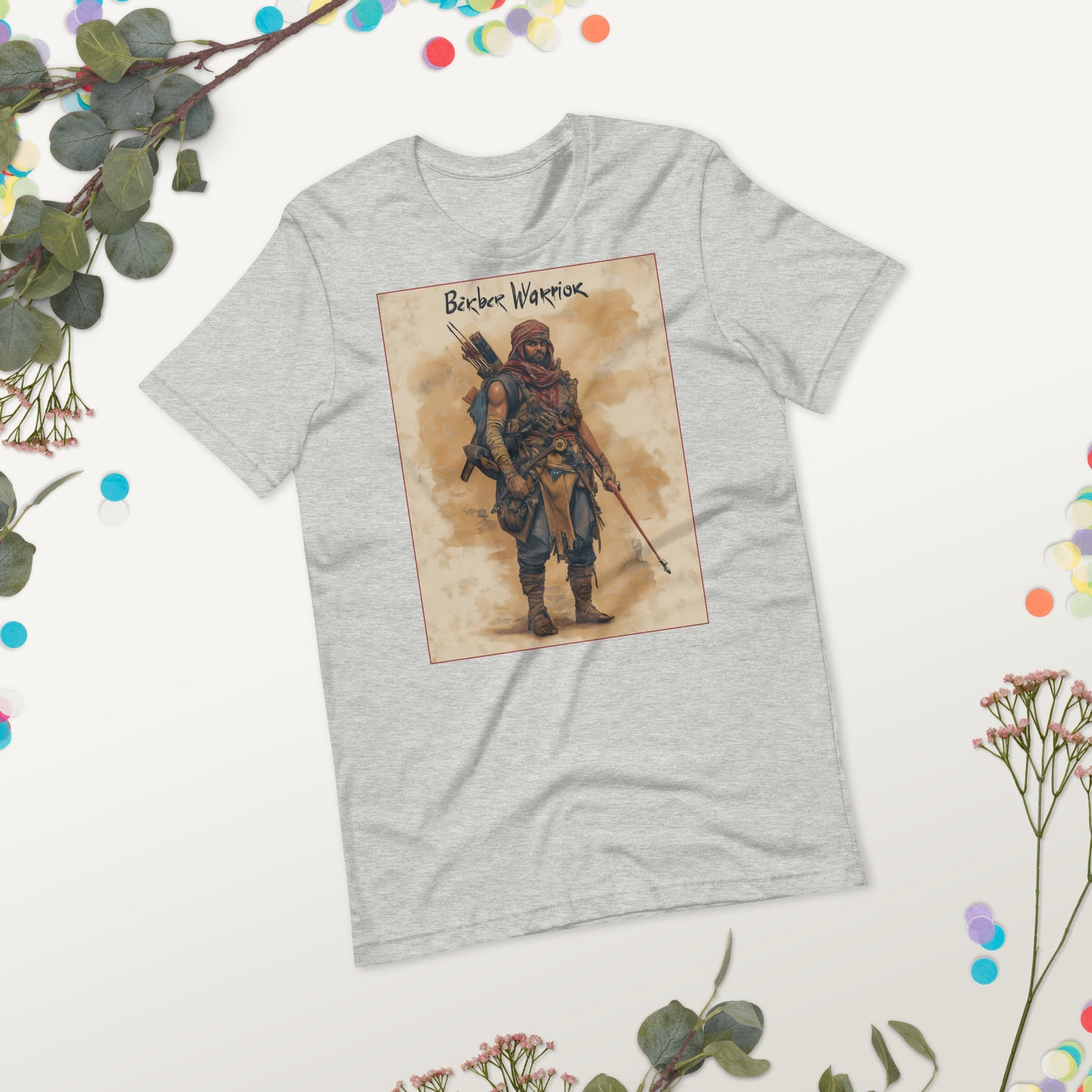 Berber Warrior - Honor and Courage - Men's T-shirt