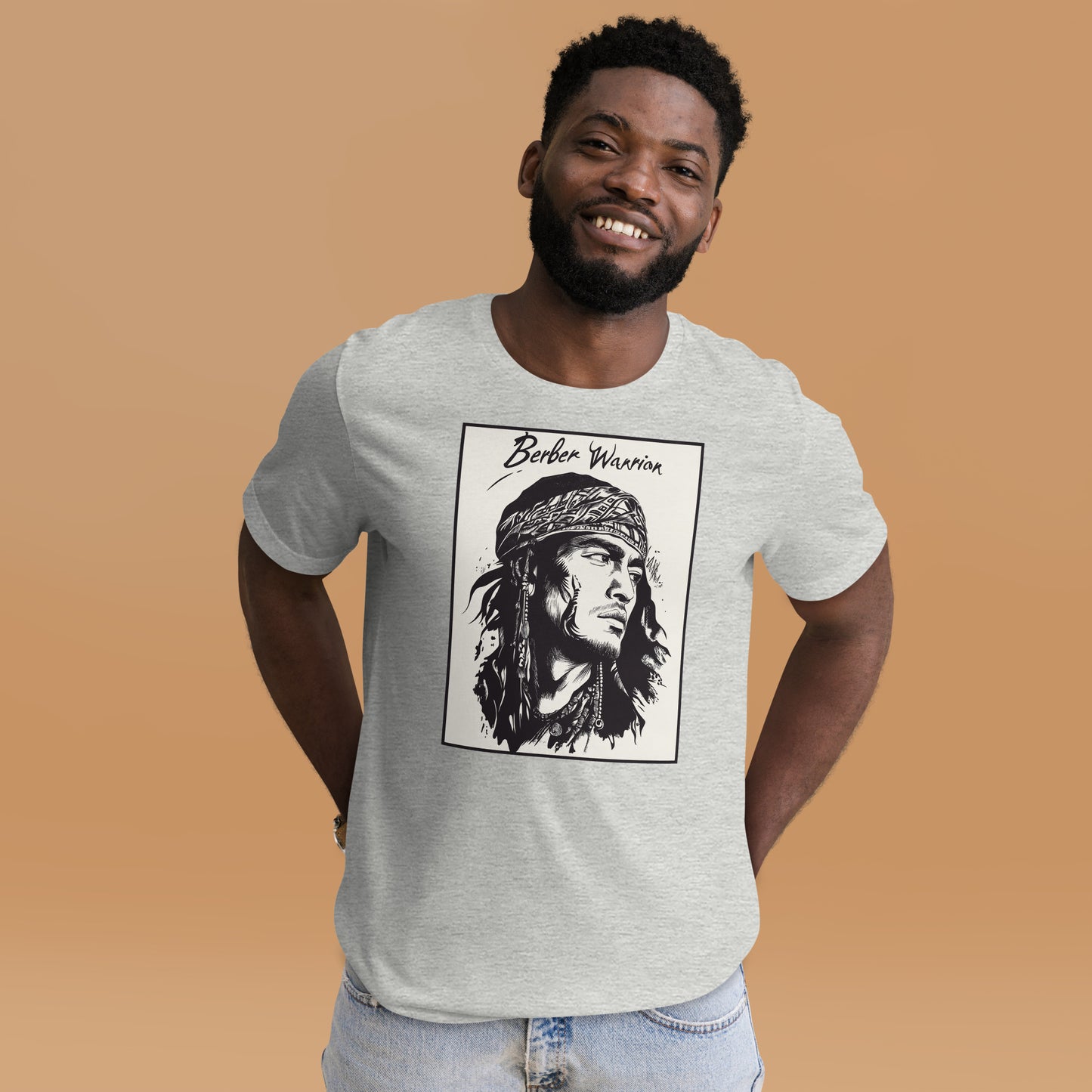 Berber Warrior - Strength and Tradition - Men's T-Shirt