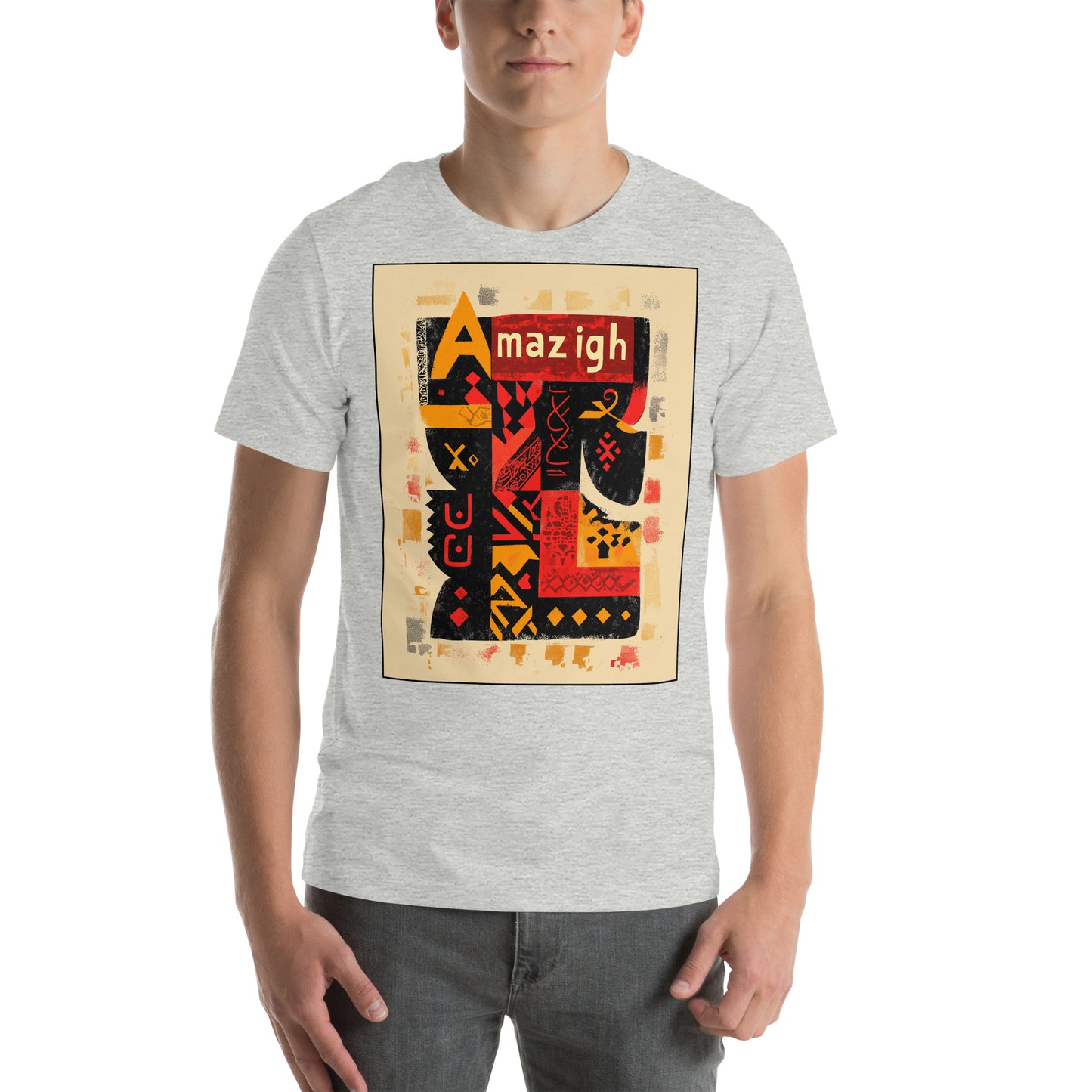 Amazigh Pride  Men's T-Shirt - Bold Typographic Statement