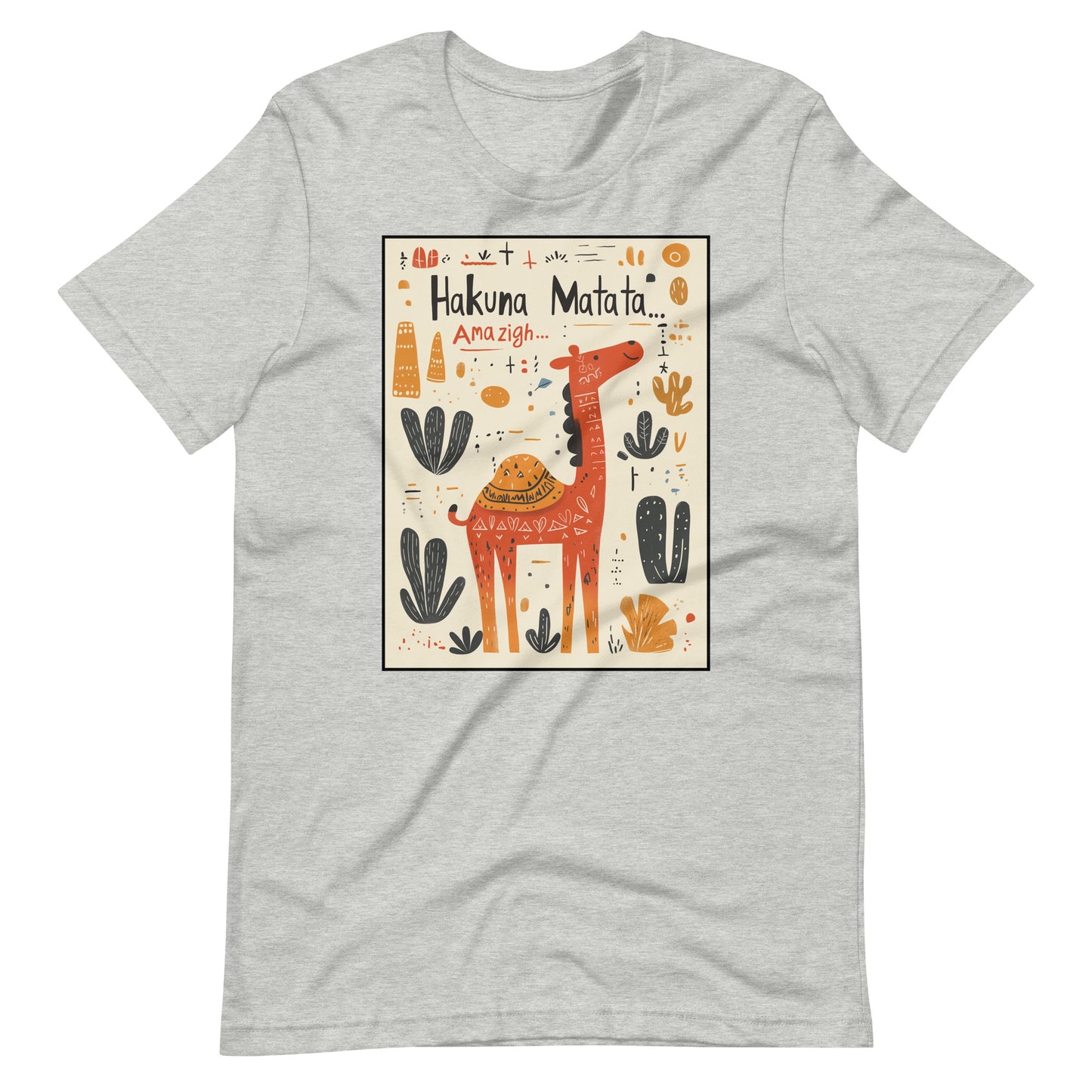 Hakuna Matata Amazigh Men's T-Shirt - Relaxed Style with Amazigh Pride | Ketama Creations