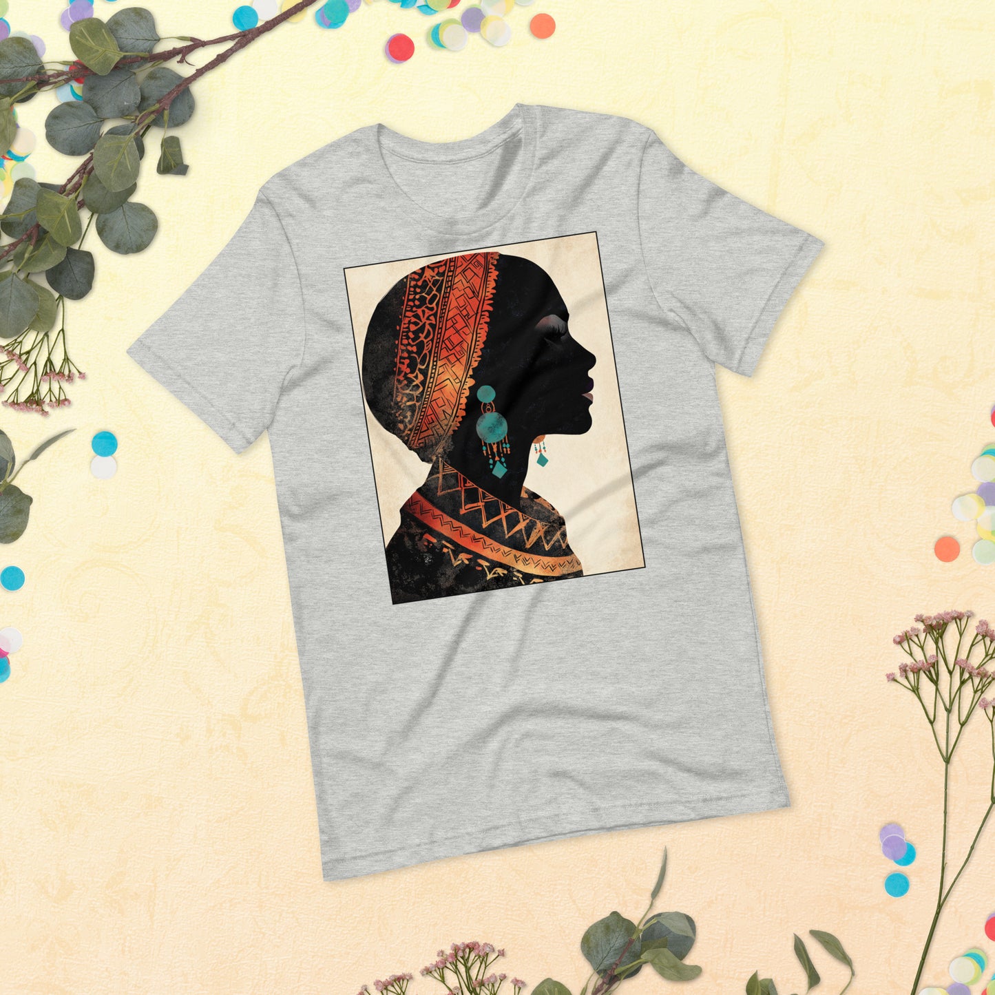 Berber Woman Silhouette Women's T-Shirt - Stylish Amazigh Heritage Design | Ketama Creations