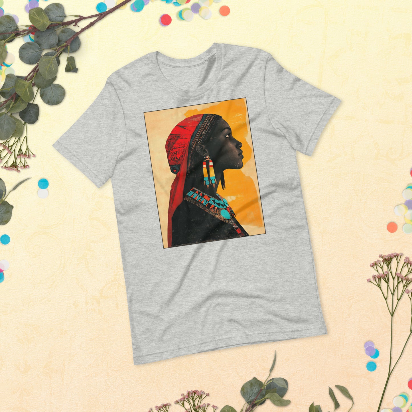 Berber Woman Silhouette Women's T-Shirt - Stylish Amazigh Heritage Design | Ketama Creations