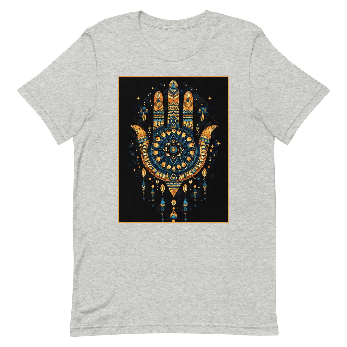 Hand of Fatima Men's T-Shirt - Amazigh Protection Symbol with Bold Berber Art | Ketama Creations