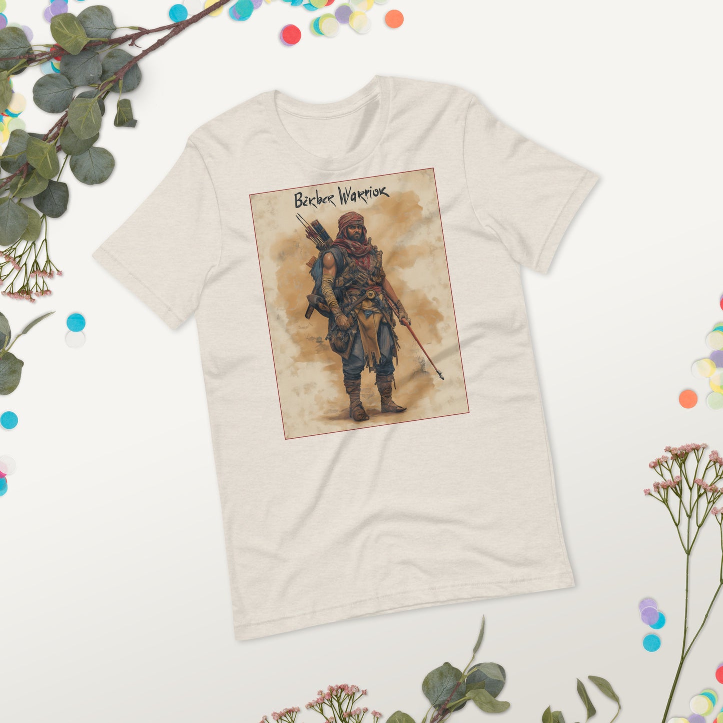 Berber Warrior - Honor and Courage - Men's T-shirt