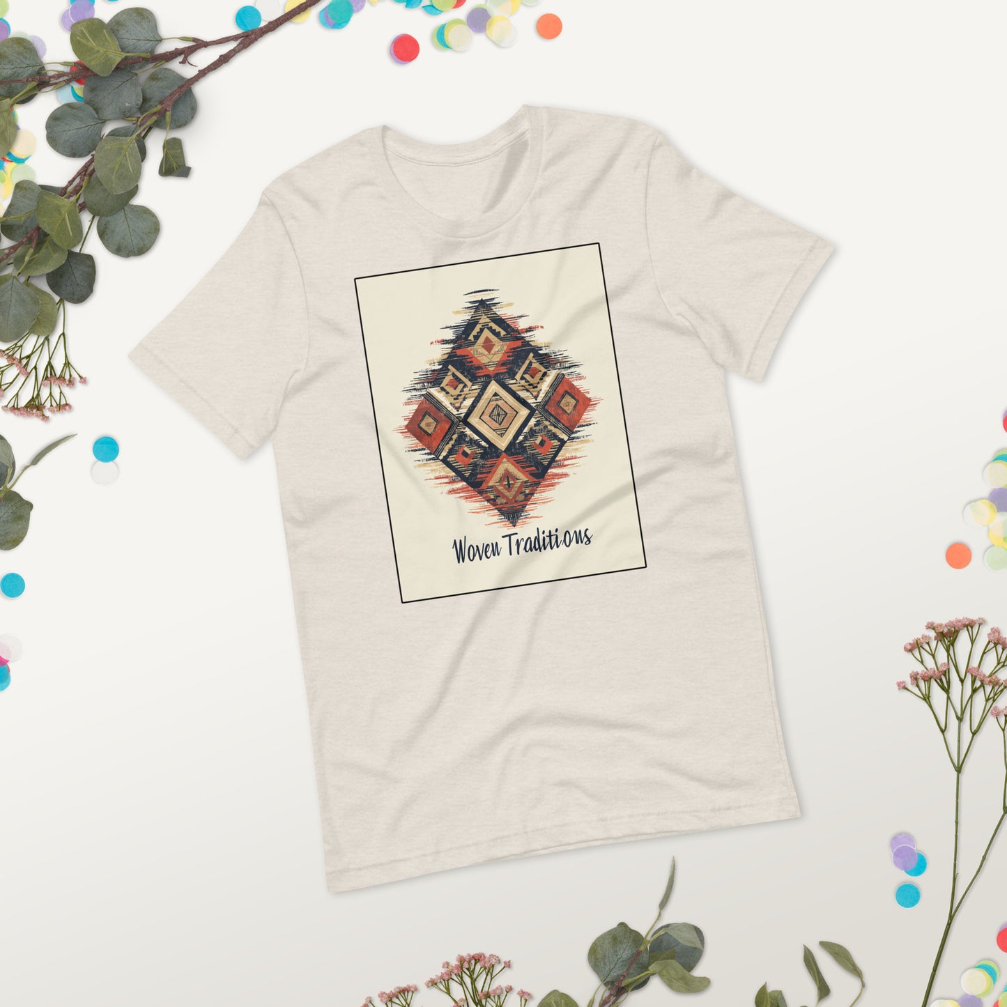 Woven Traditions Women's T-Shirt - Amazigh Berber Design | Ketama Creations