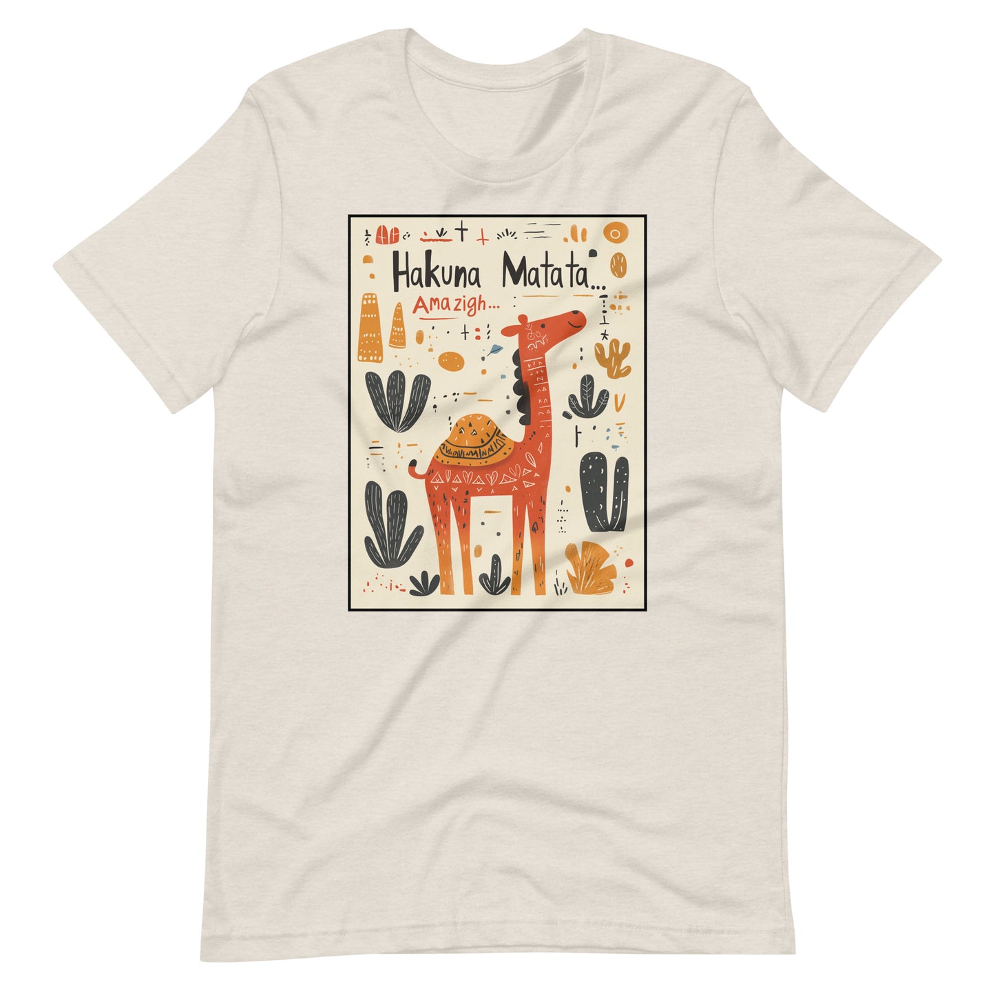 Hakuna Matata Amazigh Men's T-Shirt - Relaxed Style with Amazigh Pride | Ketama Creations