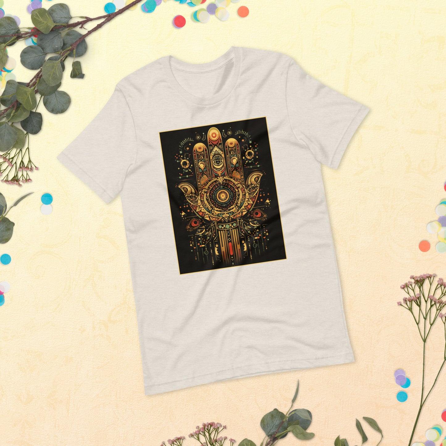 Hand of Fatima Women's T-Shirt - Amazigh Protection Symbol with Berber Design | Ketama Creations