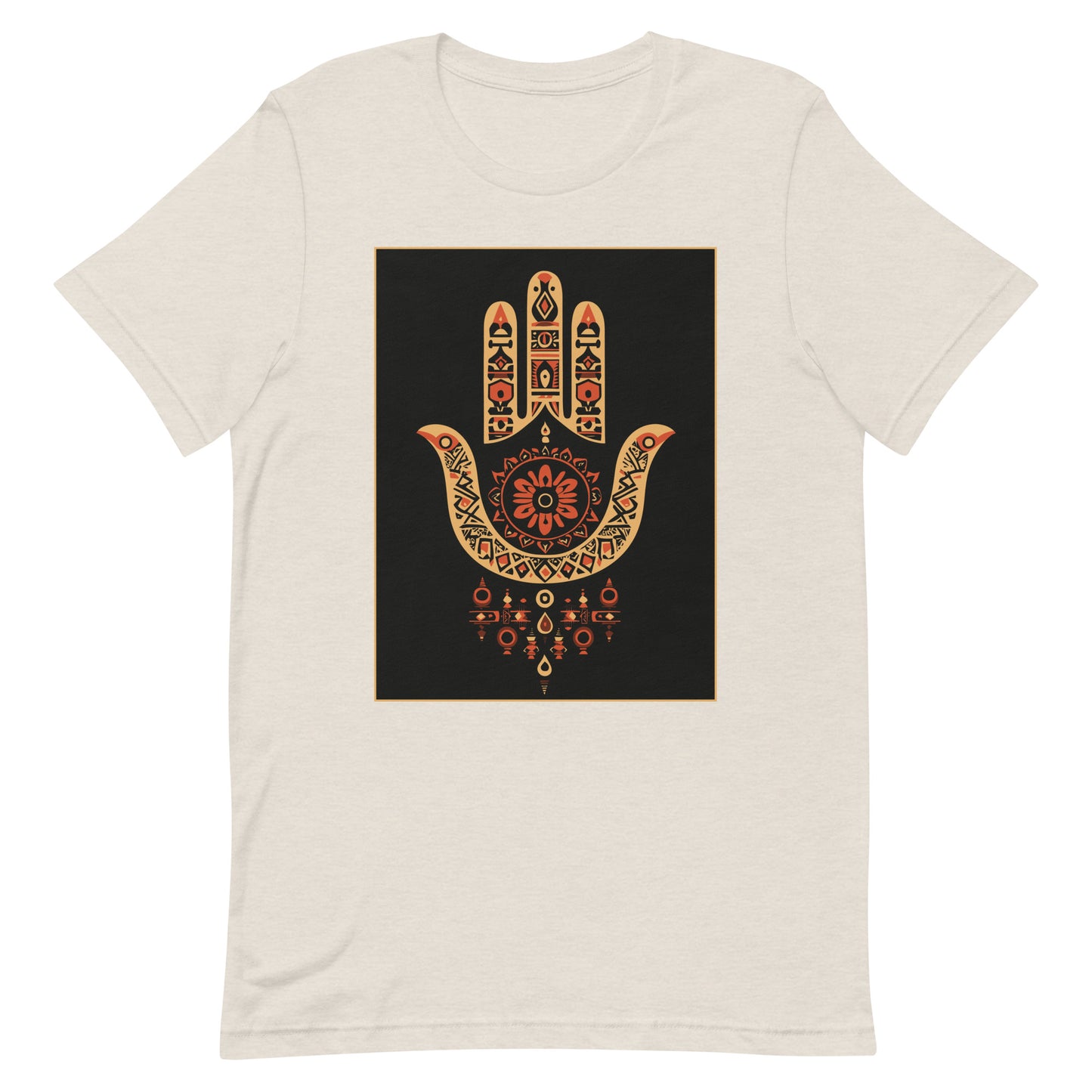 Hand of Fatima Men's T-Shirt - Berber Protection Symbol with Amazigh Heritage | Ketama Creations