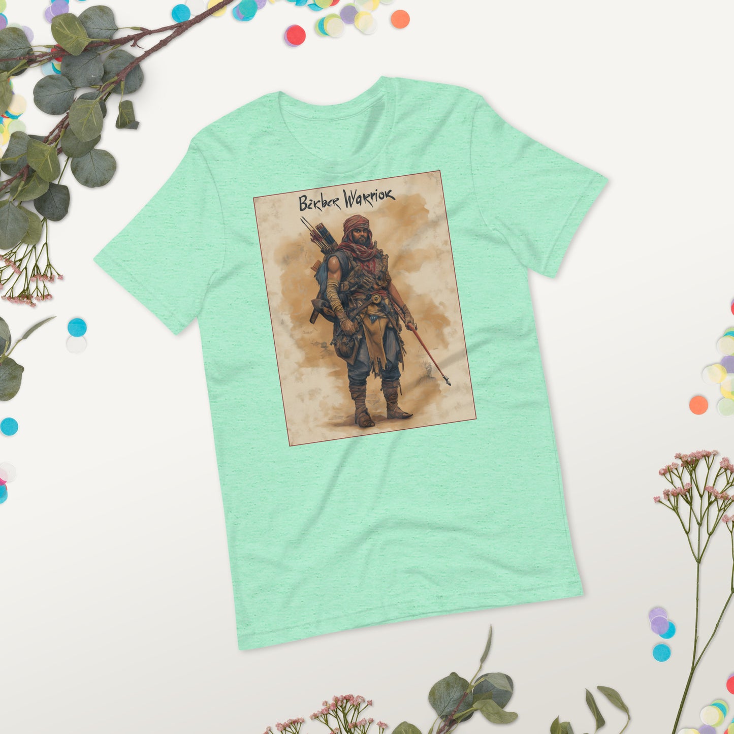 Berber Warrior - Honor and Courage - Men's T-shirt