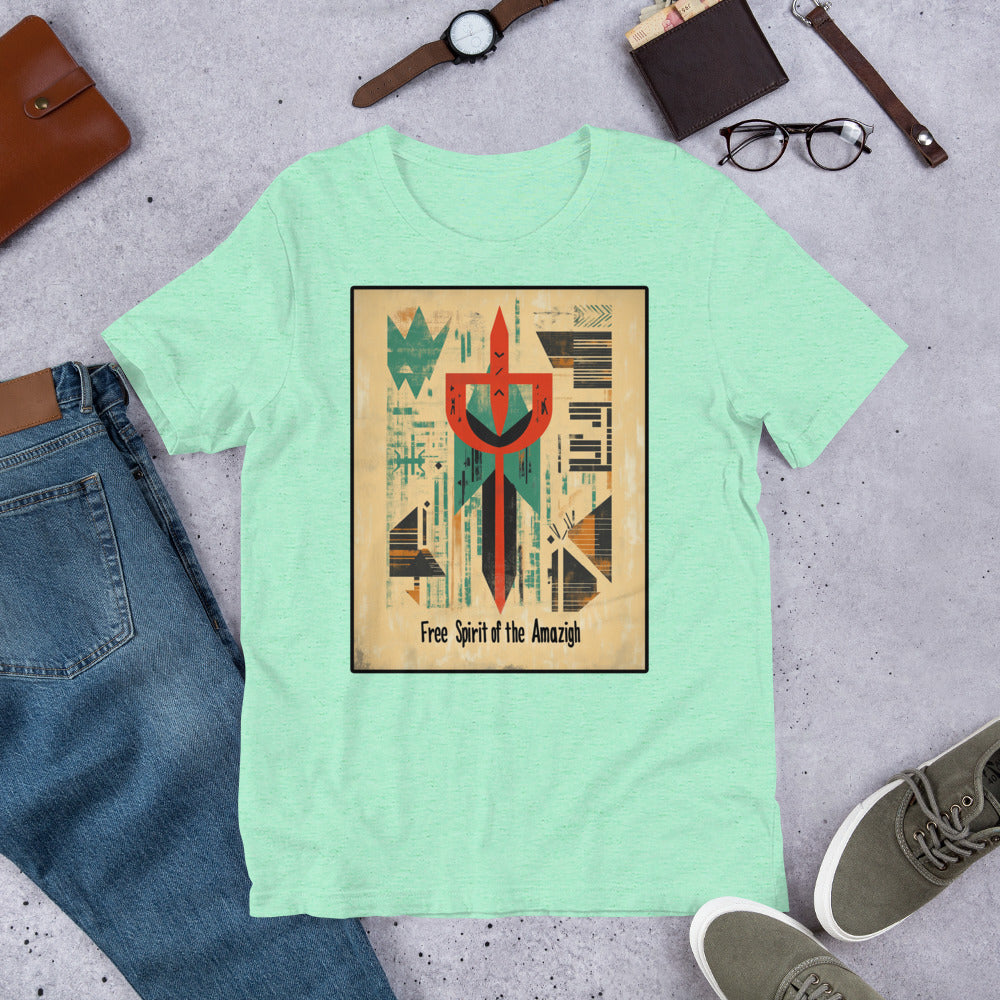 Free Spirit of Amazigh Men's T-Shirt - Celebrate Amazigh Heritage | Ketama Creations