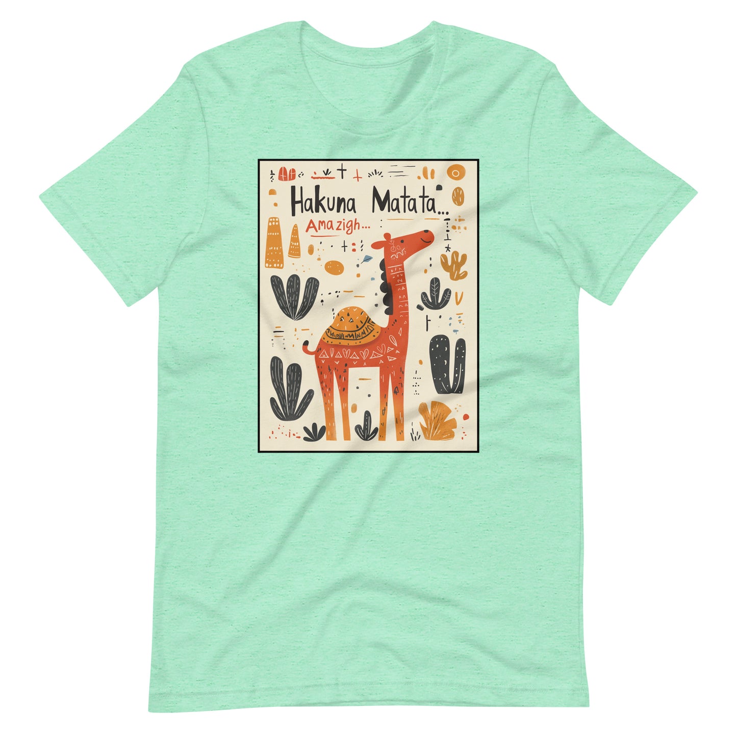 Hakuna Matata Amazigh Men's T-Shirt - Relaxed Style with Amazigh Pride | Ketama Creations