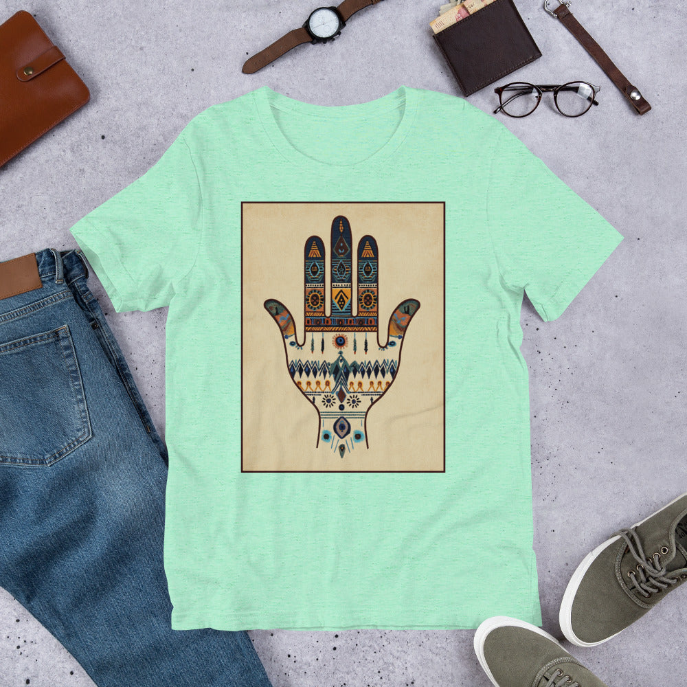 Hand of Fatima Men's T-Shirt - Berber Protection Symbol with Amazigh Heritage | Ketama Creations