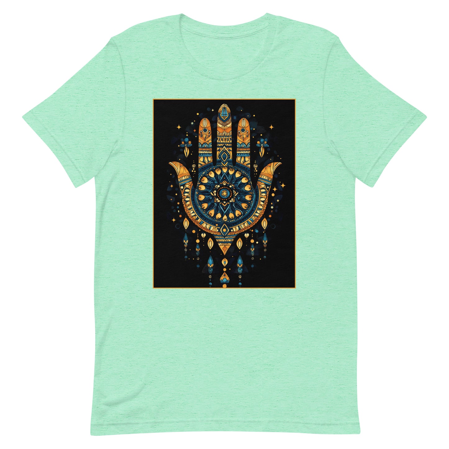 Hand of Fatima Men's T-Shirt - Amazigh Protection Symbol with Bold Berber Art | Ketama Creations