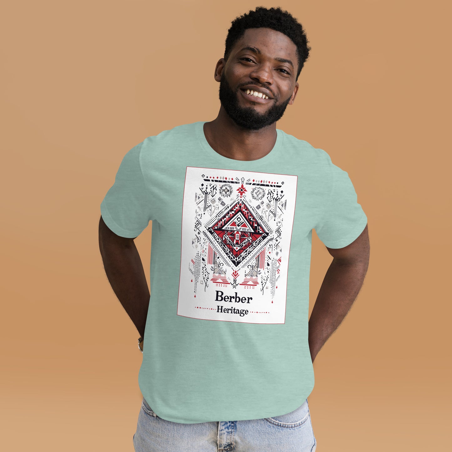 Berber Heritage  - Bold Cultural Jewelry Design - Men's T-Shirt